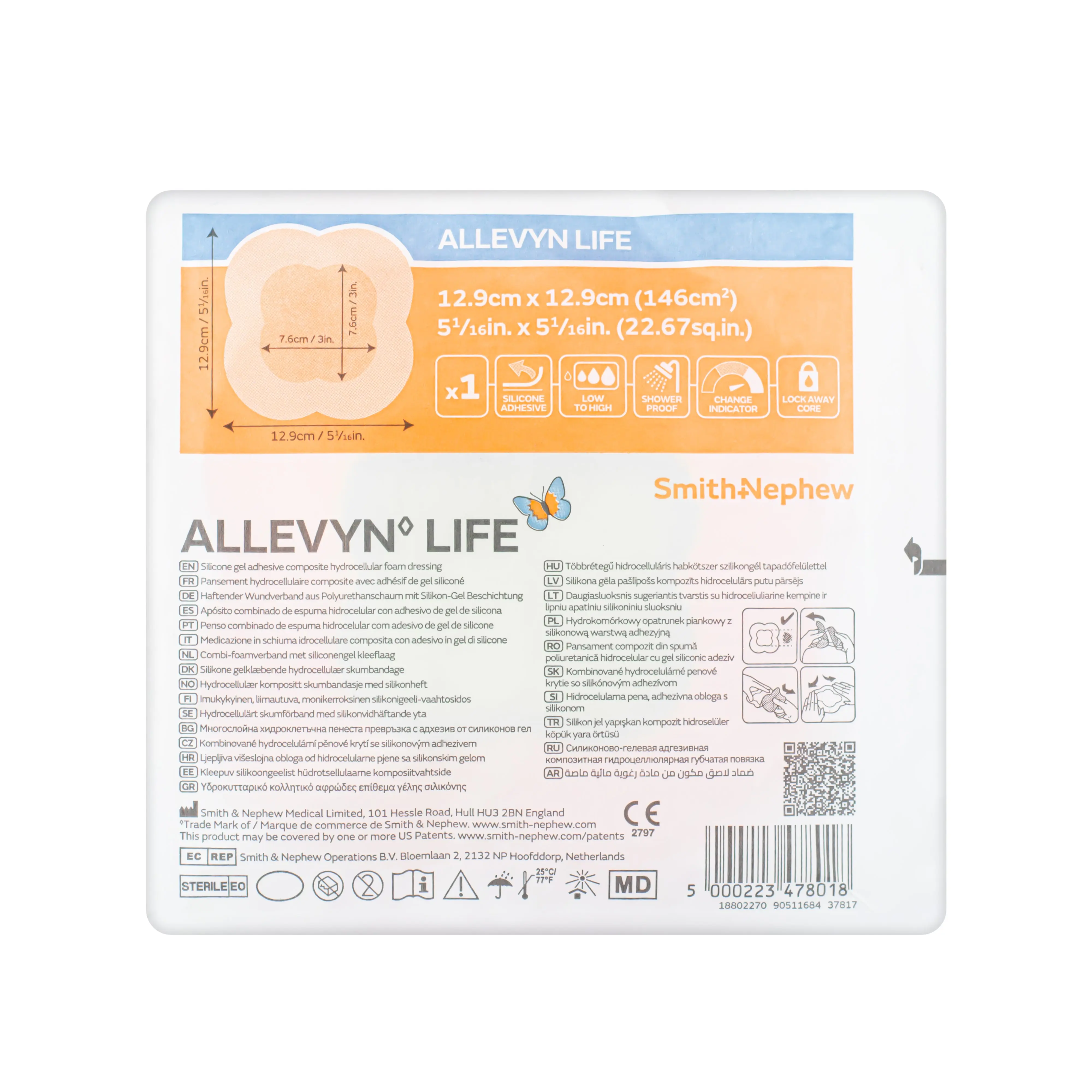 Allevyn Life Dressing - Silicone Adhesive Dressing (Multiple Sizes) (x1 or 10) - Image 3