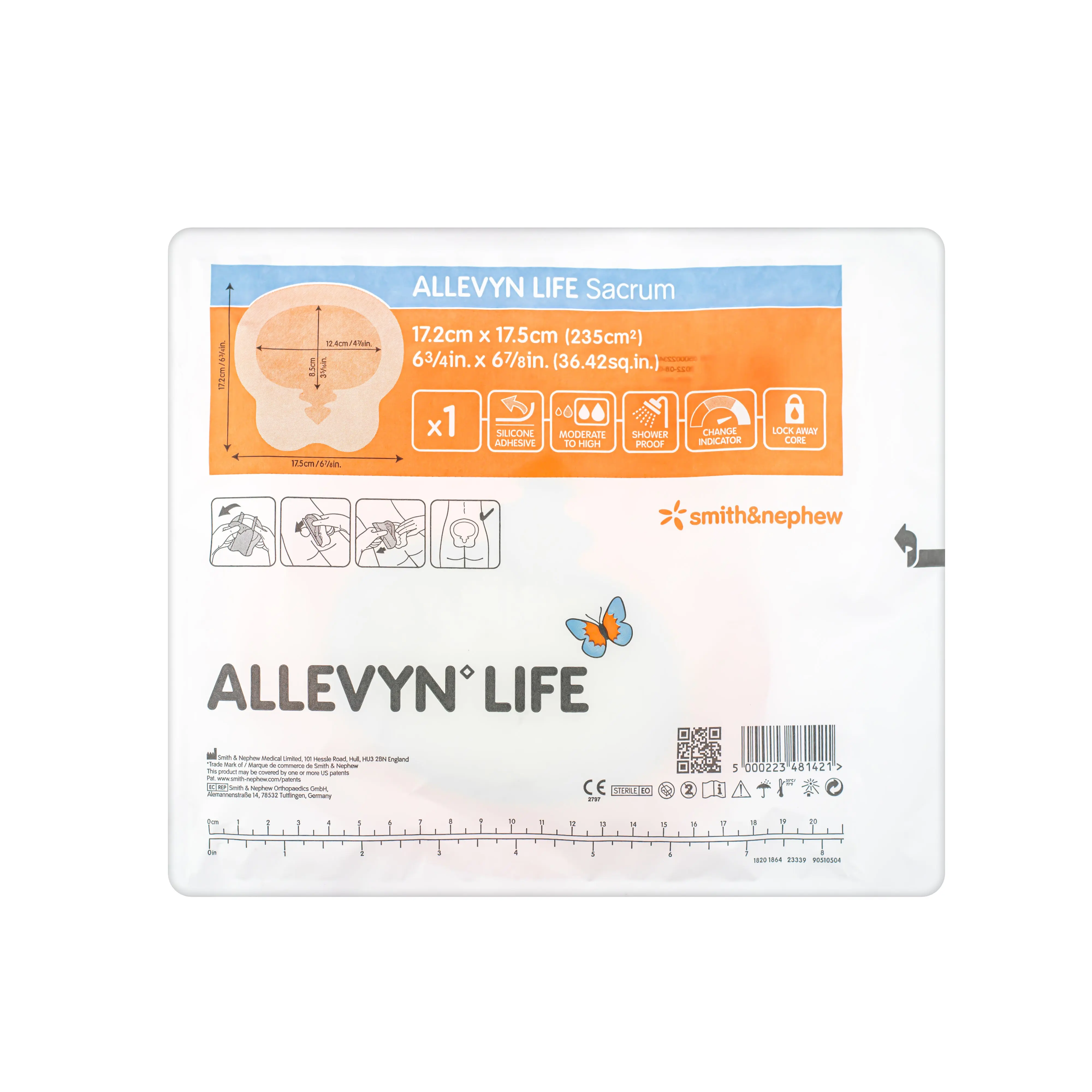 Allevyn Life Dressing - Silicone Adhesive Dressing (Sacrum) (Multiple Sizes) (x1 or 10) - Image 4