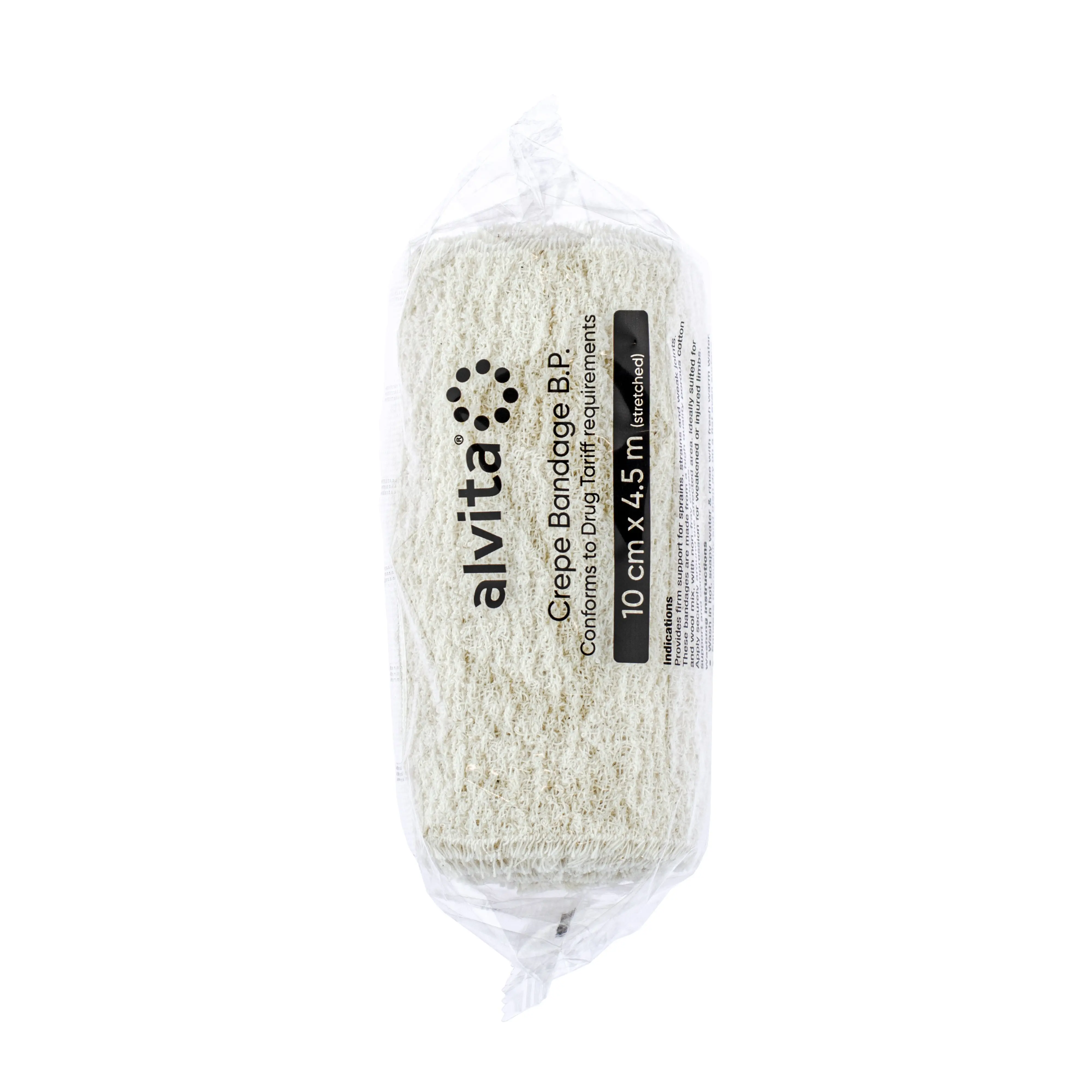 Alvita Crepe Bandage - Padded Dressing (Multiple Sizes) (x1) - Image 3