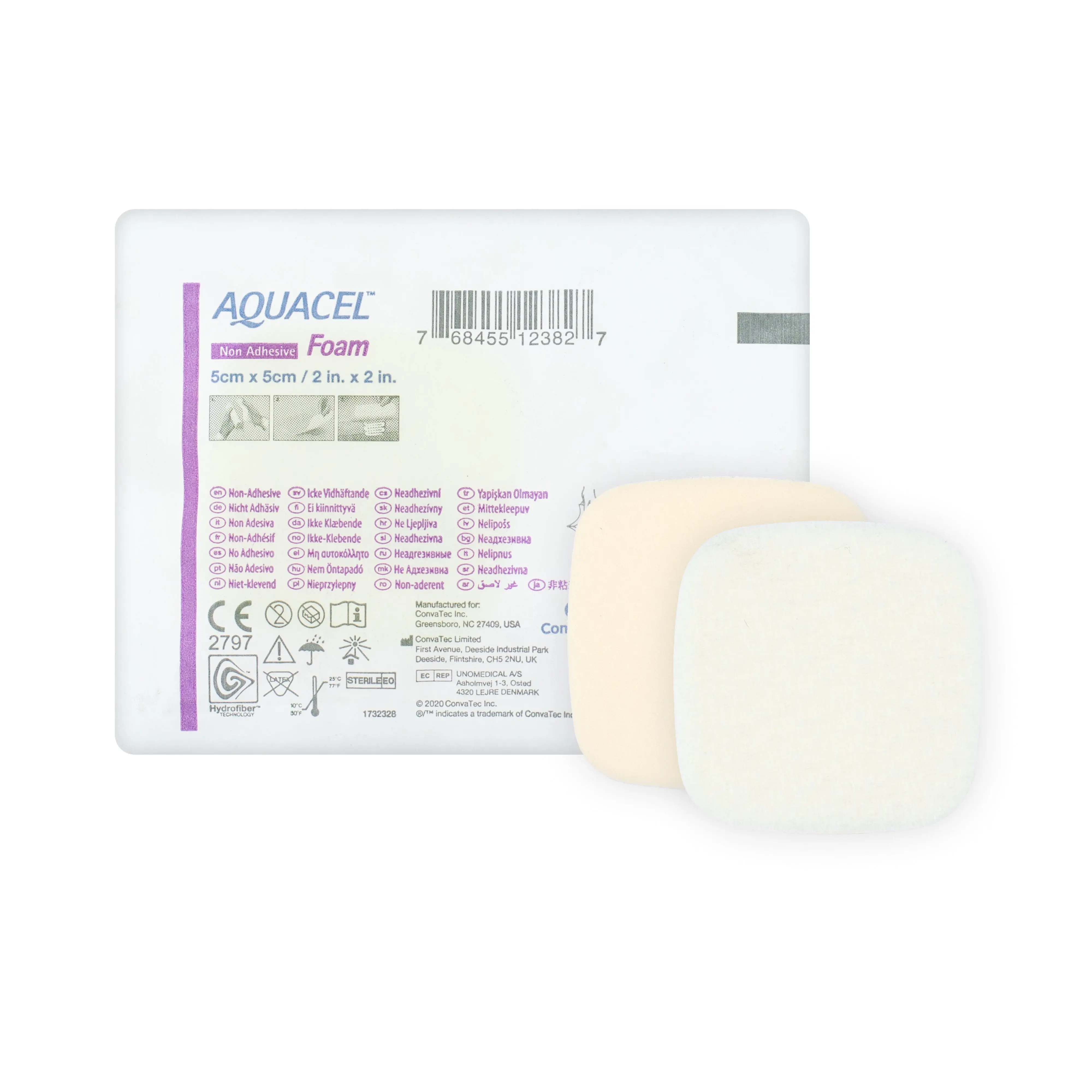 Aquacel Foam Non-Adhesive Dressing (Multiple Sizes) (x1, 5 or 10)