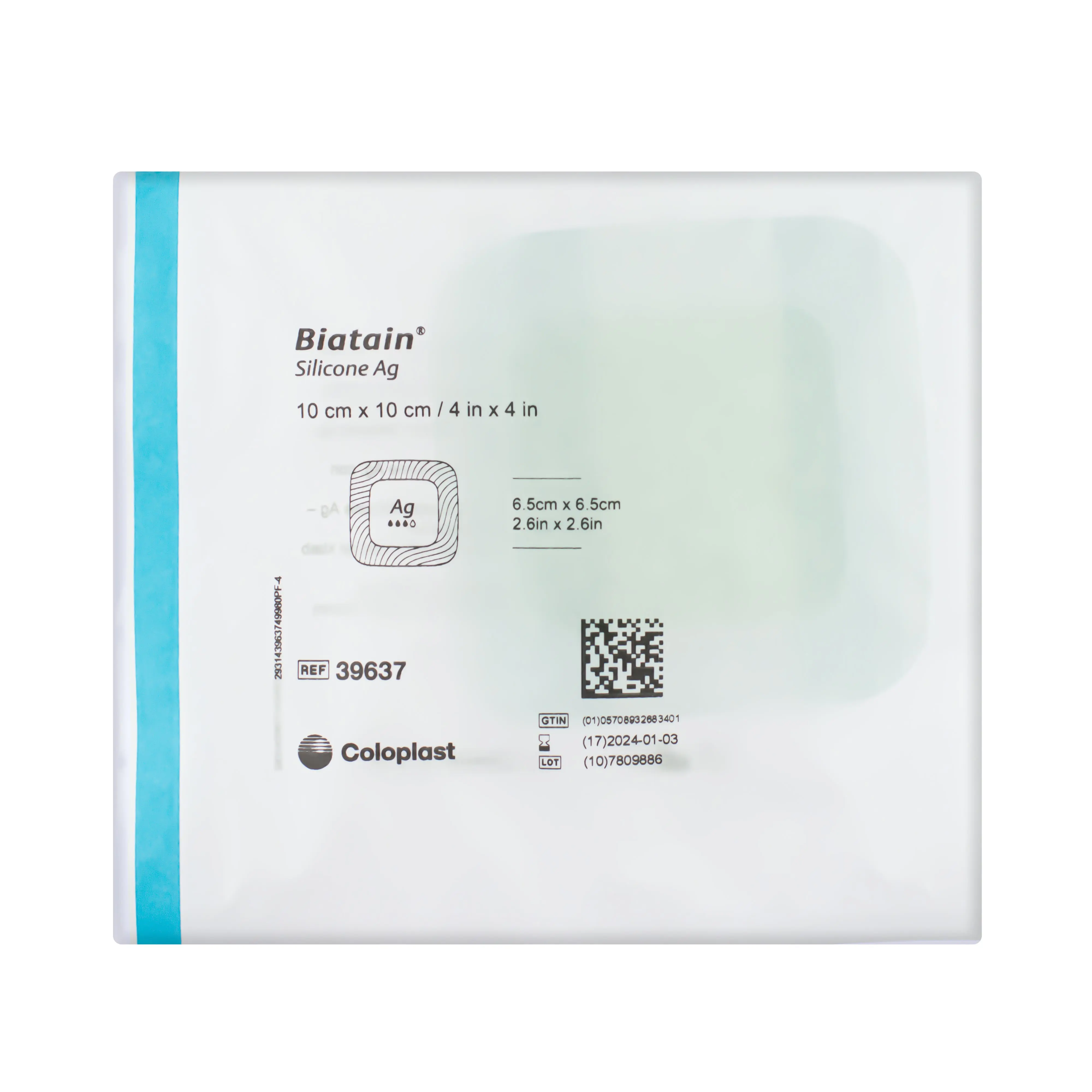 Biatain Silicone Ag Dressing - Silver Impregnated Foam Film Dressing (Multiple Sizes) (x1 or 5) - Image 6