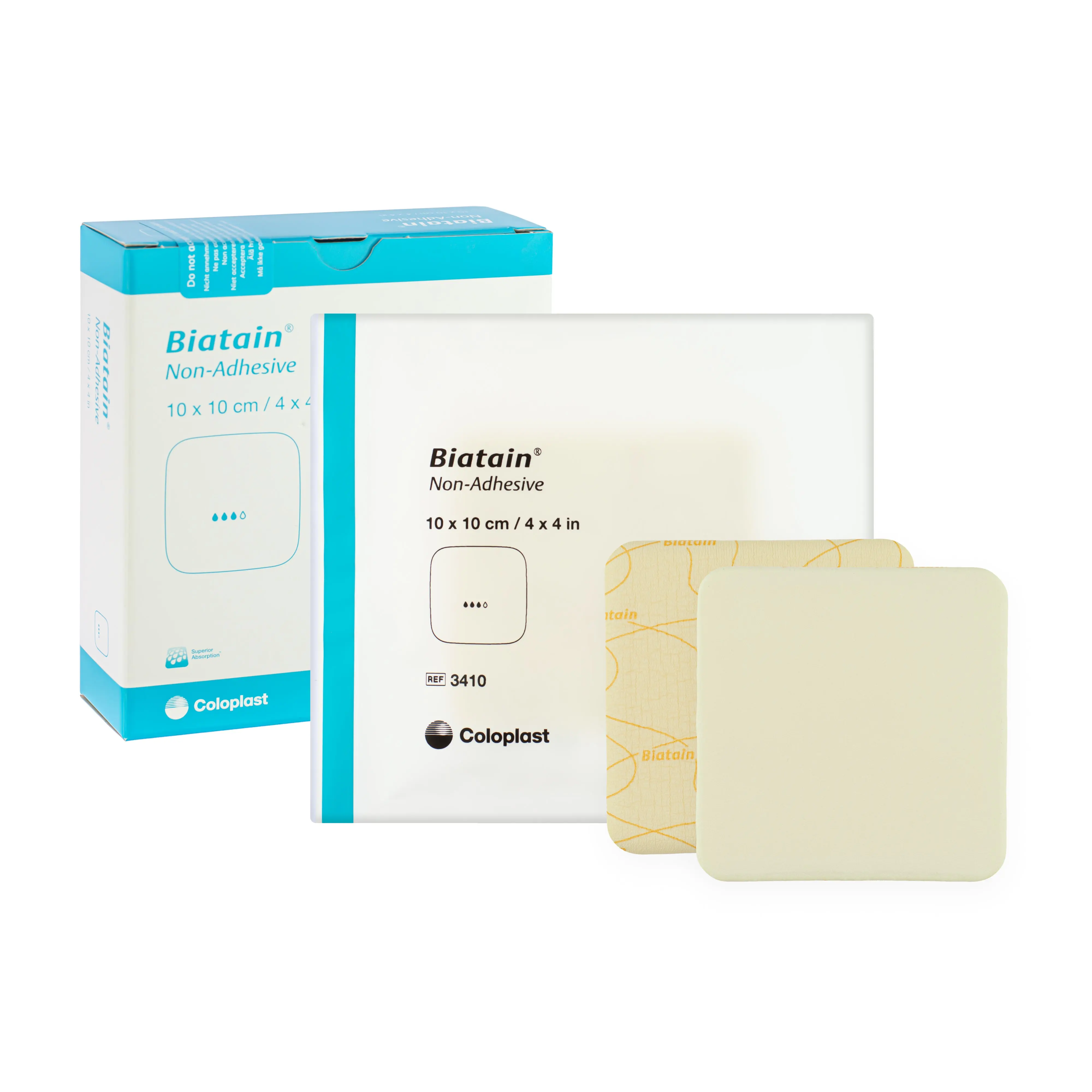 Biatain Non-Adhesive Dressing - Polyurethane Foam Dressing (Multiple Sizes) (x1, 5 or 10)