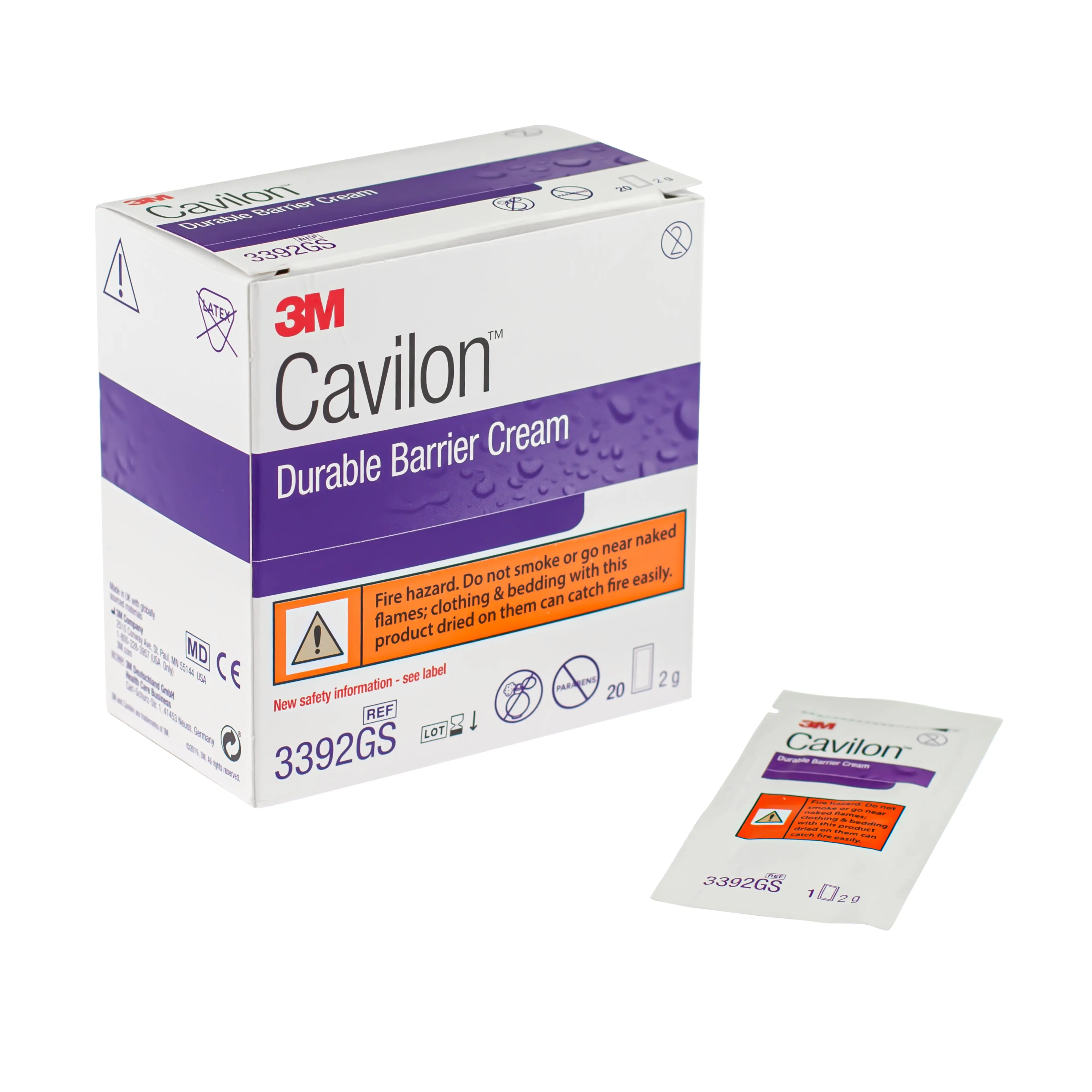 Cavilon Durable Barrier Cream Sachets (2g) (x20)