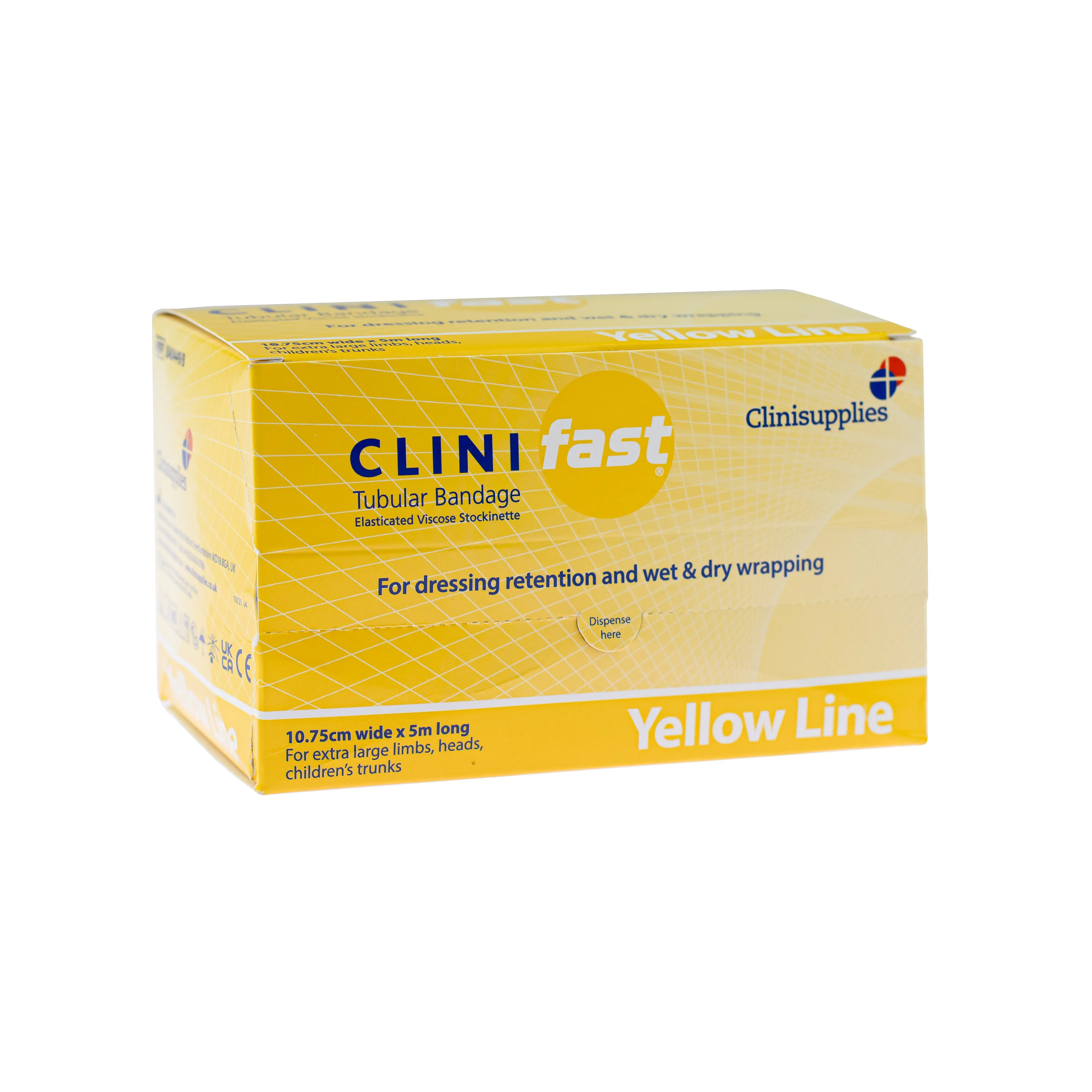 Clinifast Tubular Bandage - Elasticated Viscose Stockinette (10.75cm Wide) (x1) - Image 3