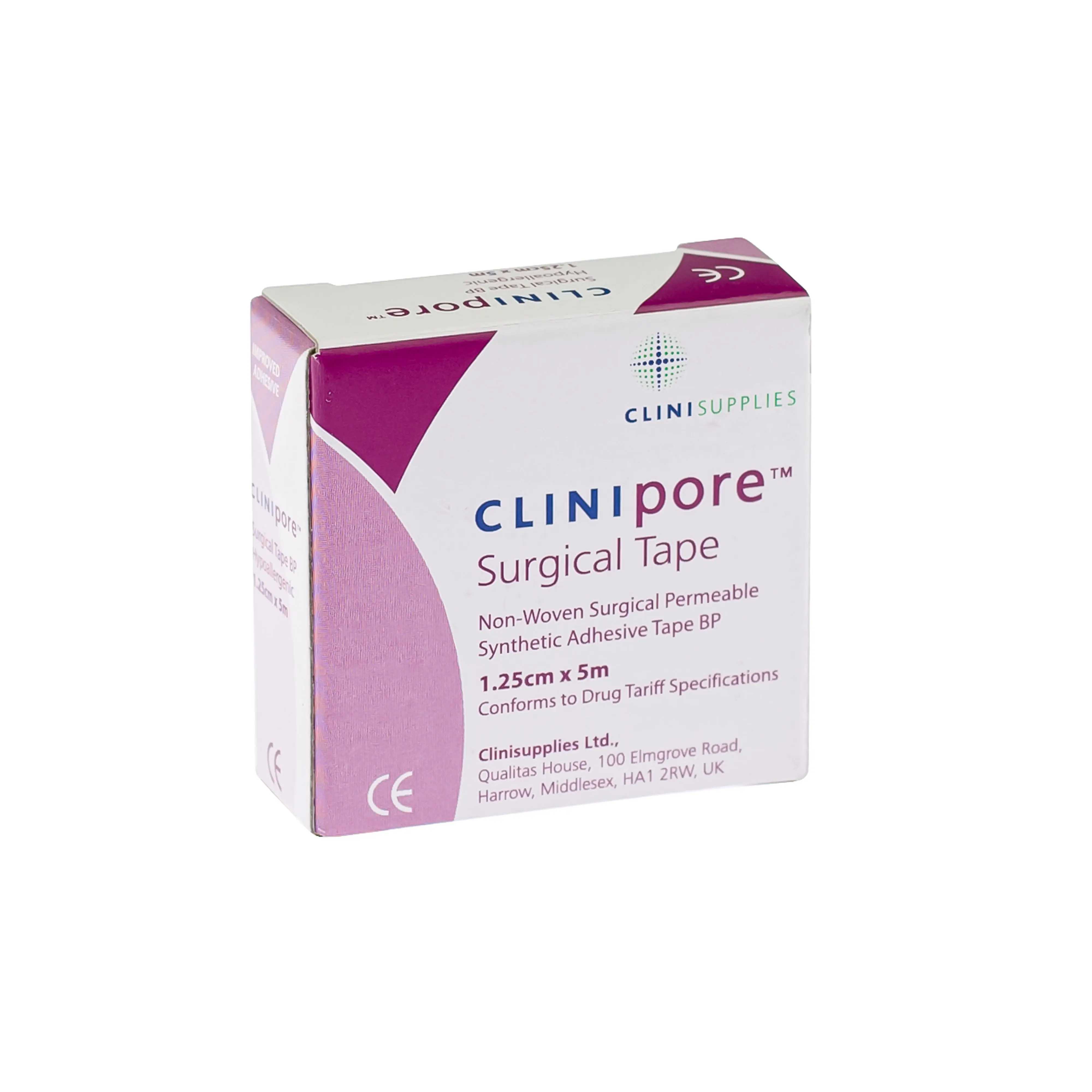 Clinipore Surgical Tape - Hypoallergenic (1.25cm x 5m) (x1) - Image 3