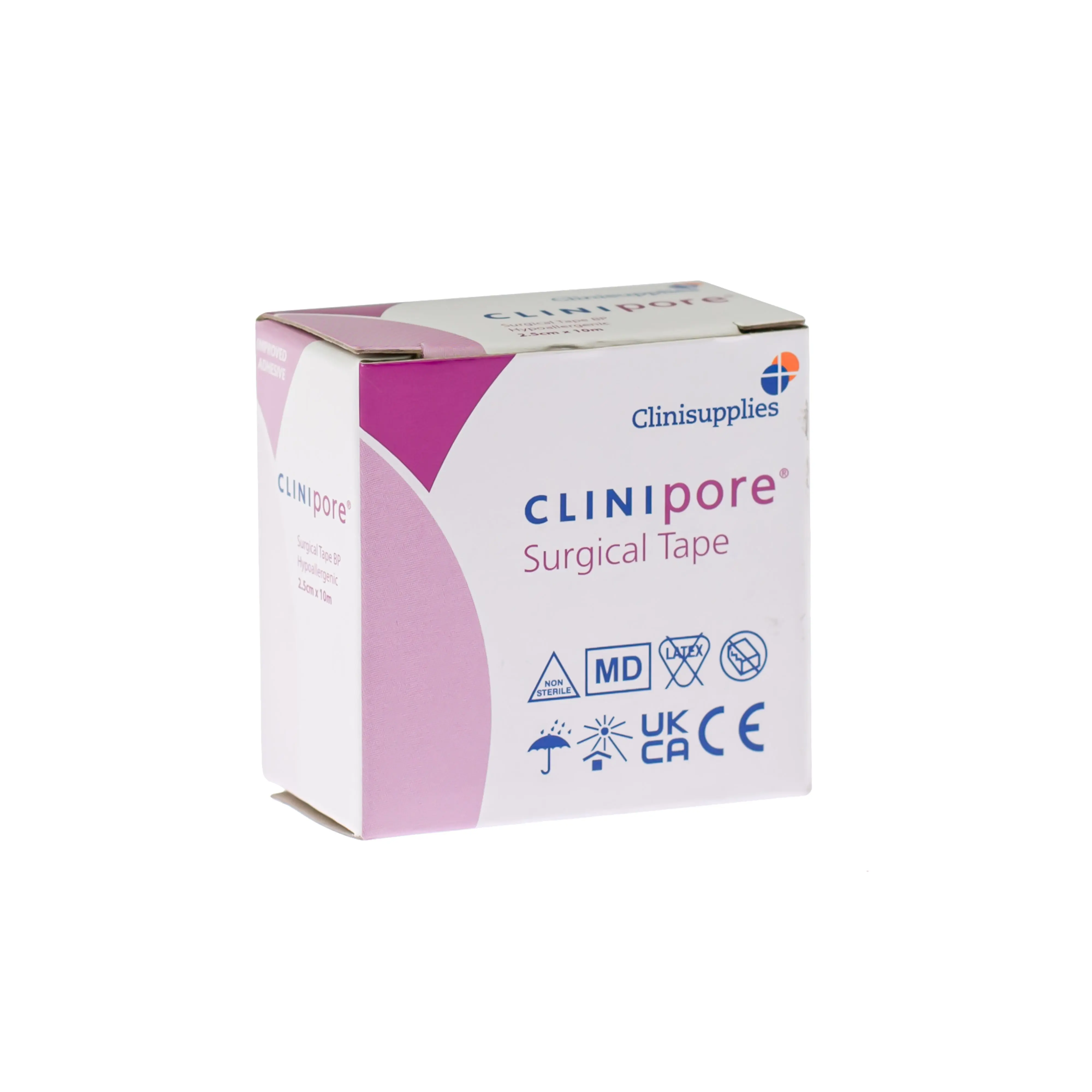 Clinipore Surgical Tape - Hypoallergenic (2.5cm Wide) (5m or 10m Long) (x1) - Image 3