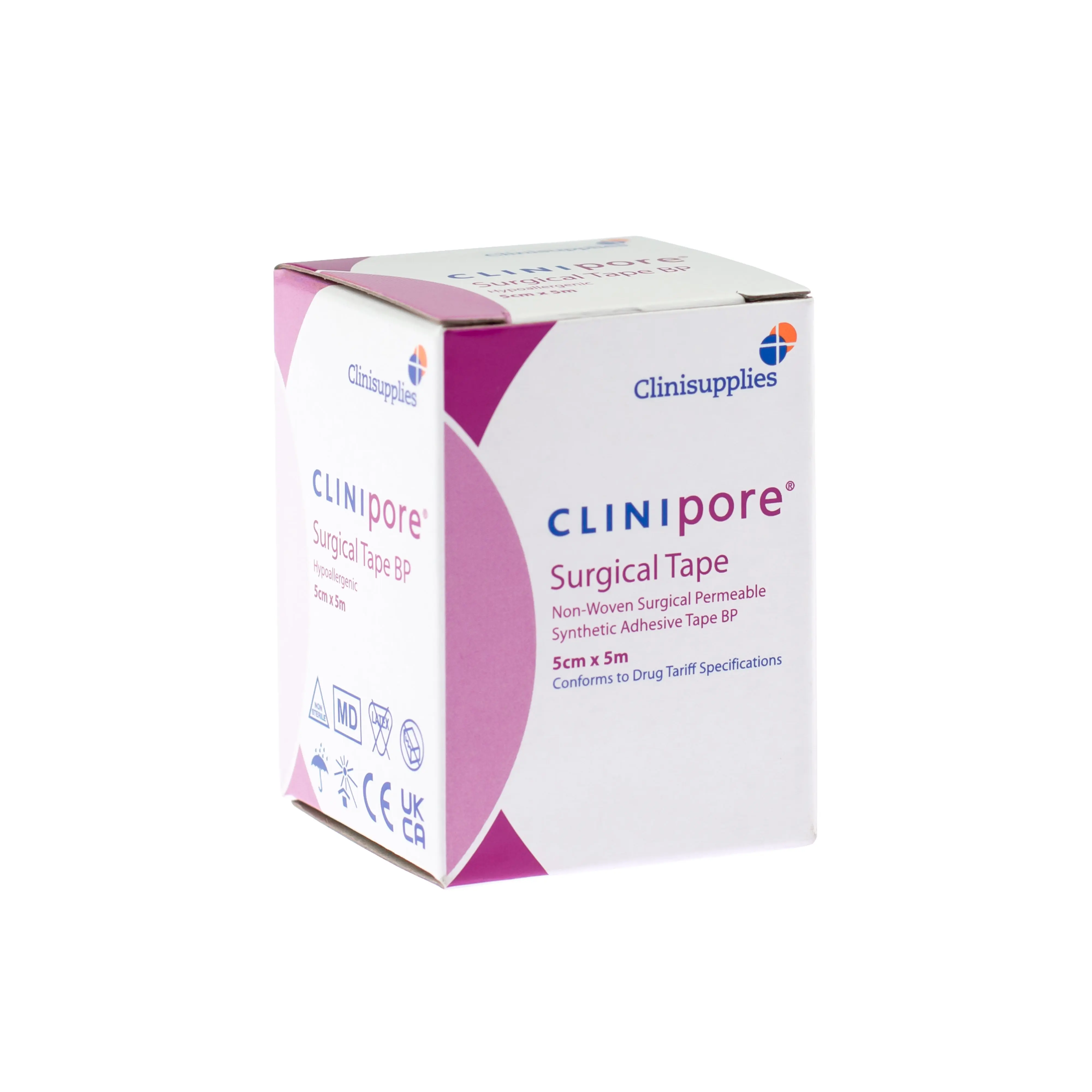 Clinipore Surgical Tape - Hypoallergenic (5cm x 5m) (x1) - Image 3