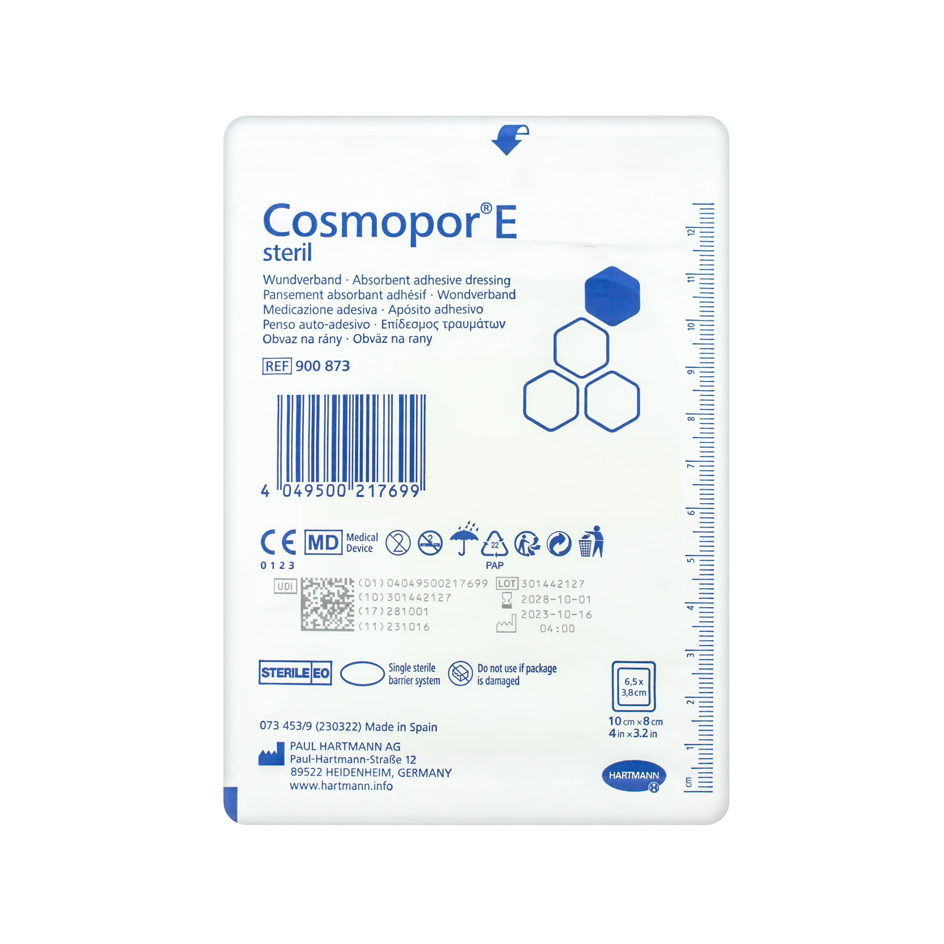 Cosmopor E Sterile Adhesive Dressing (Multiple Sizes) (x1 or 25) - Image 4