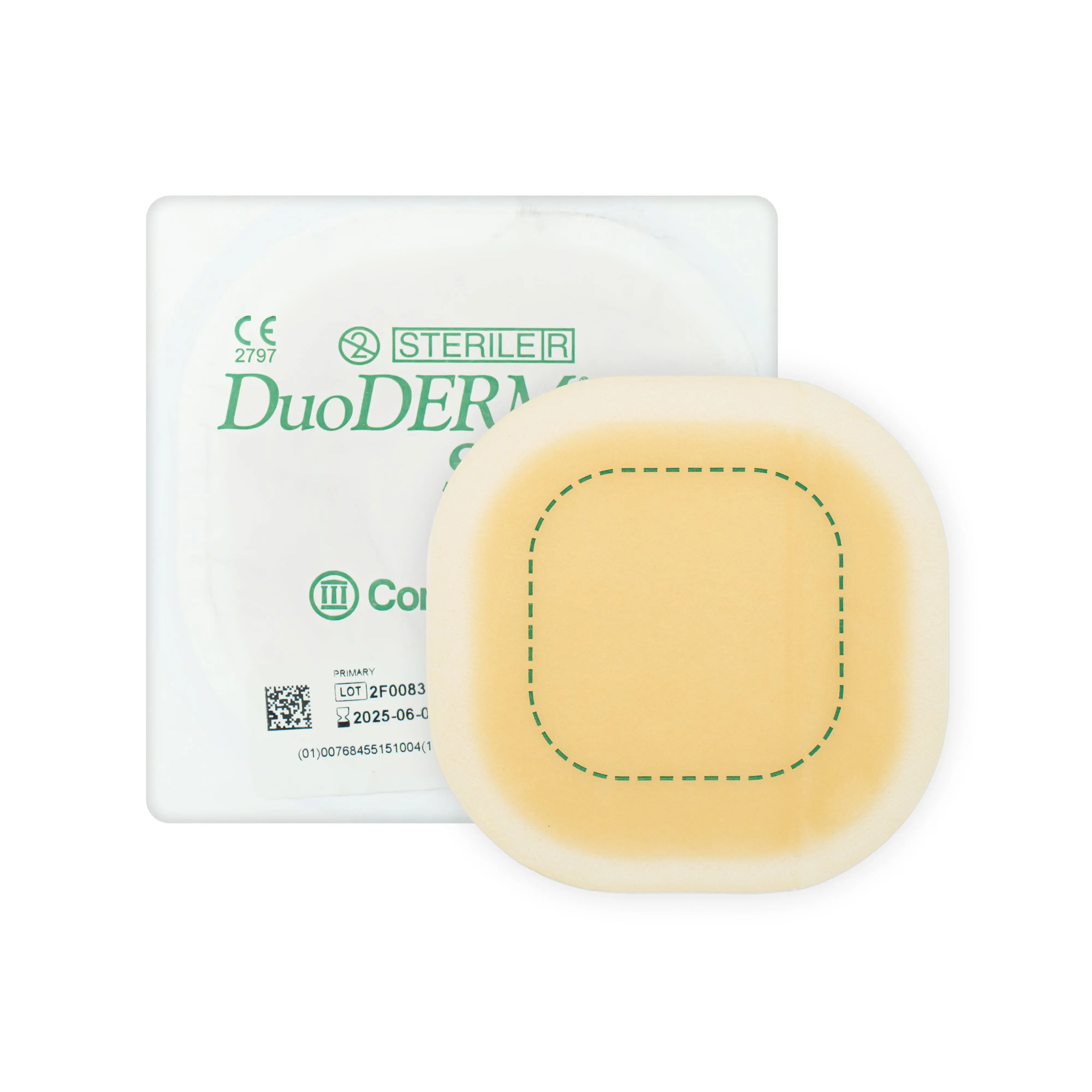 DuoDERM Signal Dressing - Adhesive Hydrocolloid Dressing (10cm x 10cm) (x1 or 10)