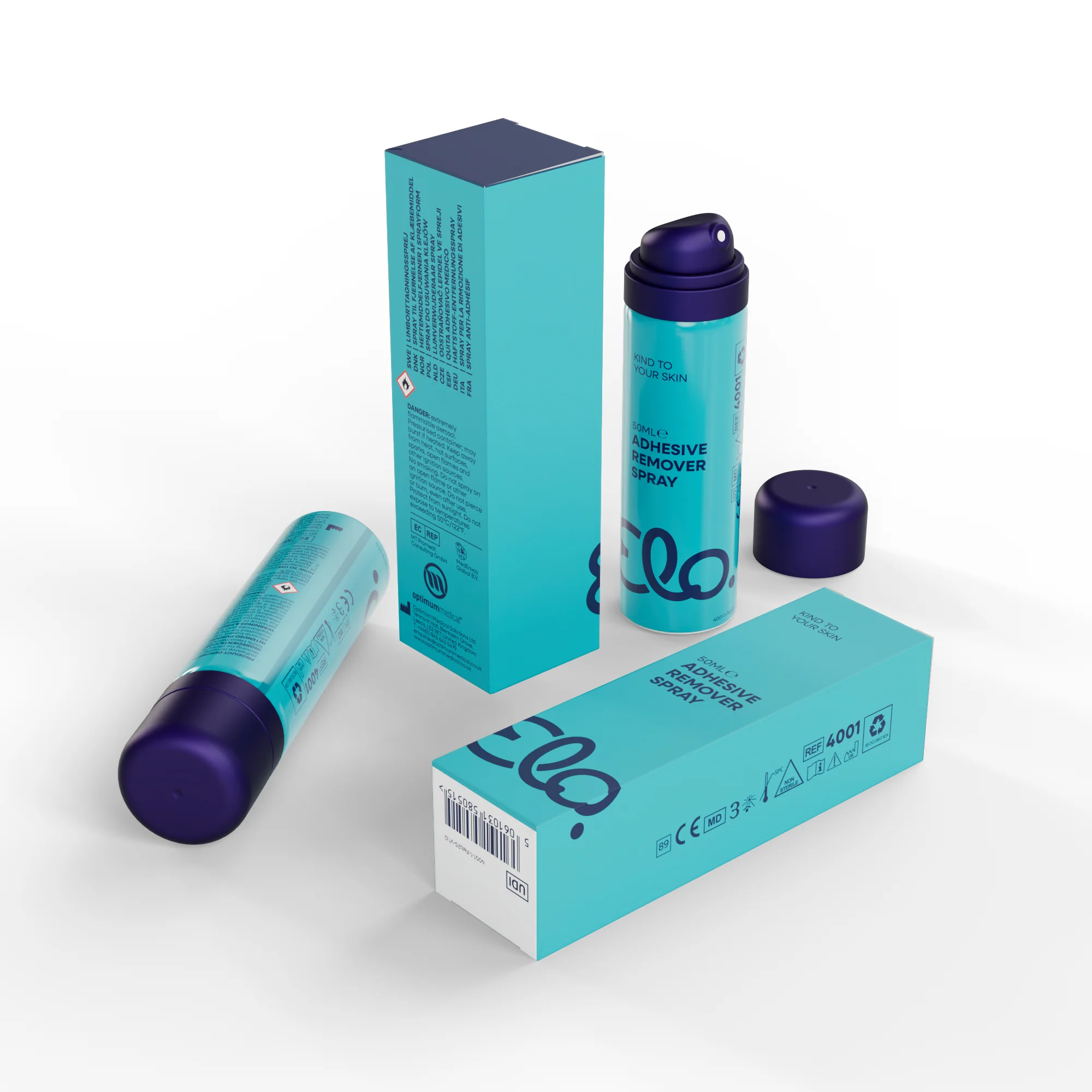 Elo No-Sting Medical Adhesive Remover Spray (50ml) - Image 4