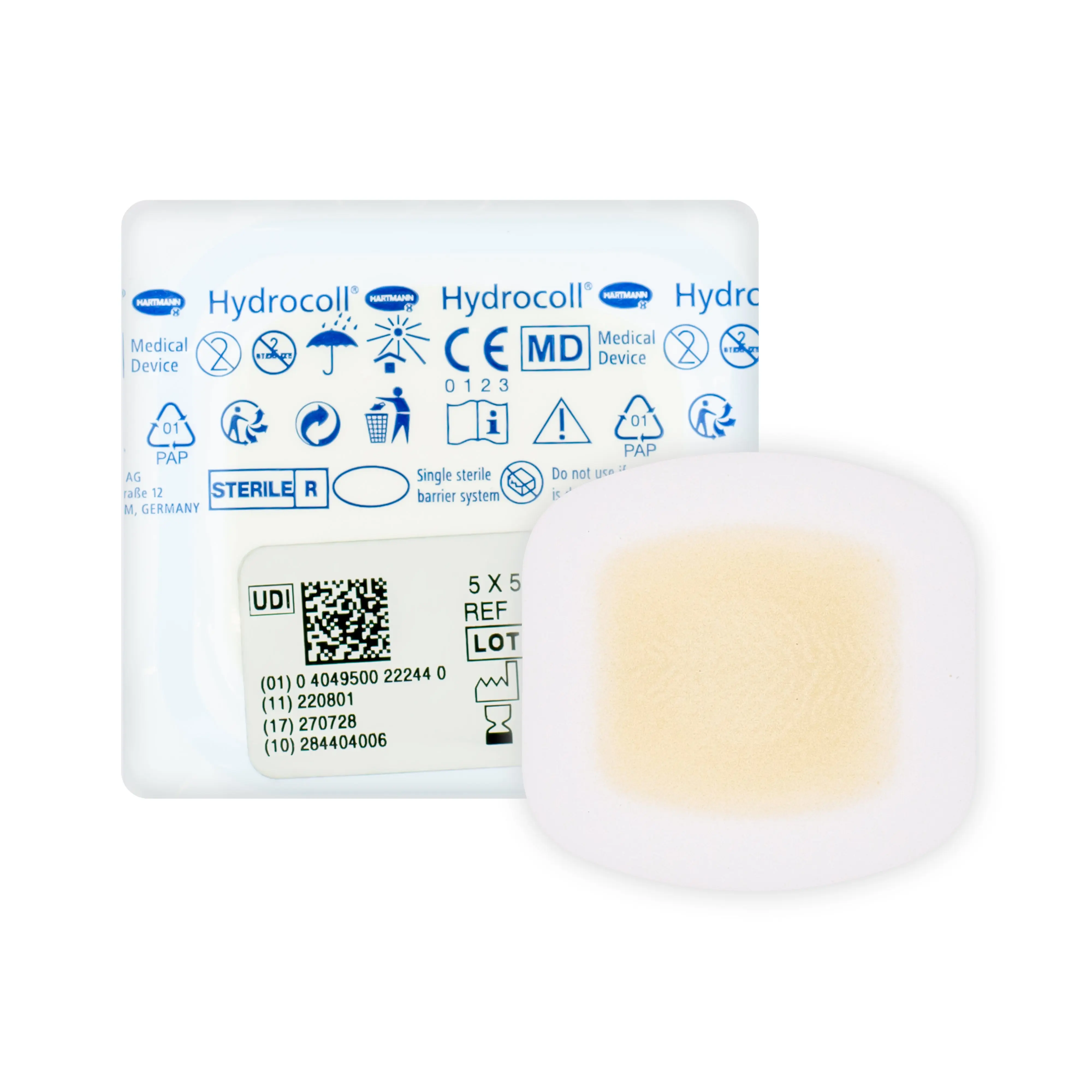 Hydrocoll Border Dressing - Self-Adherent Absorbent Hydrocolloid (Multiple Sizes) (x1 or 10)