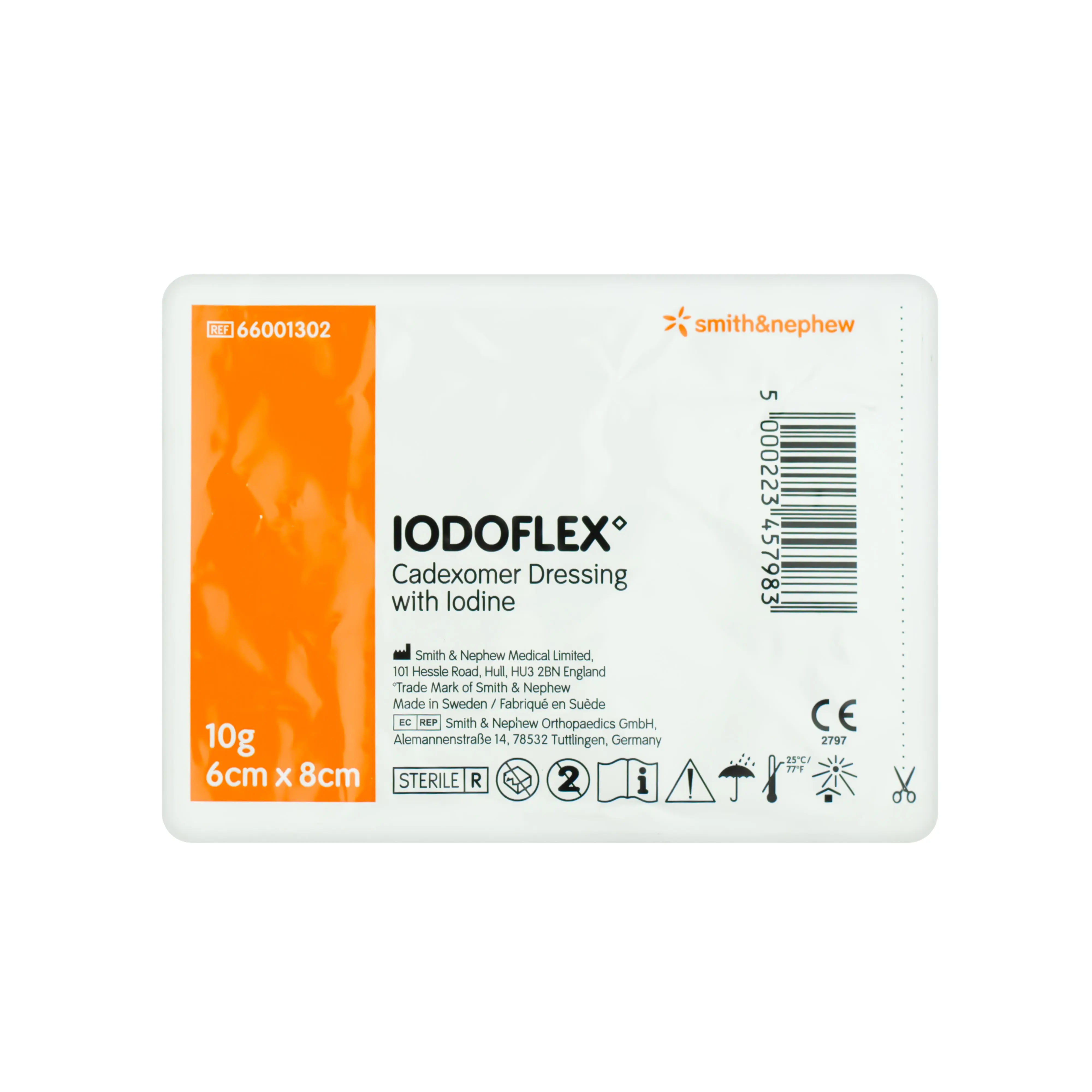 IodoFlex Iodine Paste Pad Dressing - Cadexomer Iodine Pad (10g or 17g) (x1, 3 or 2) - Image 3