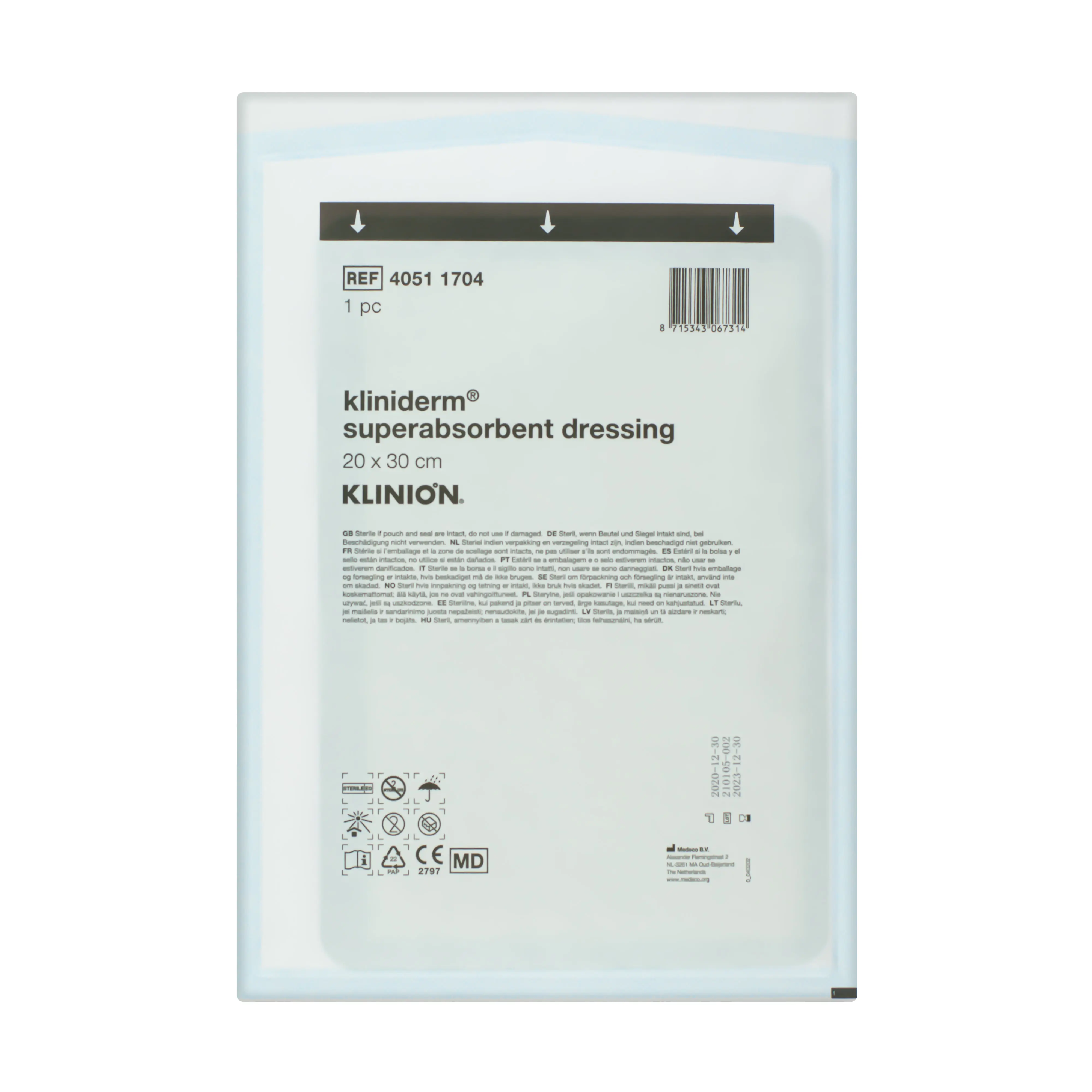 Kliniderm Superabsorbent Dressing - Four Layer Dressing Pad (Multiple Sizes) (x1, 10 or 15) - Image 6
