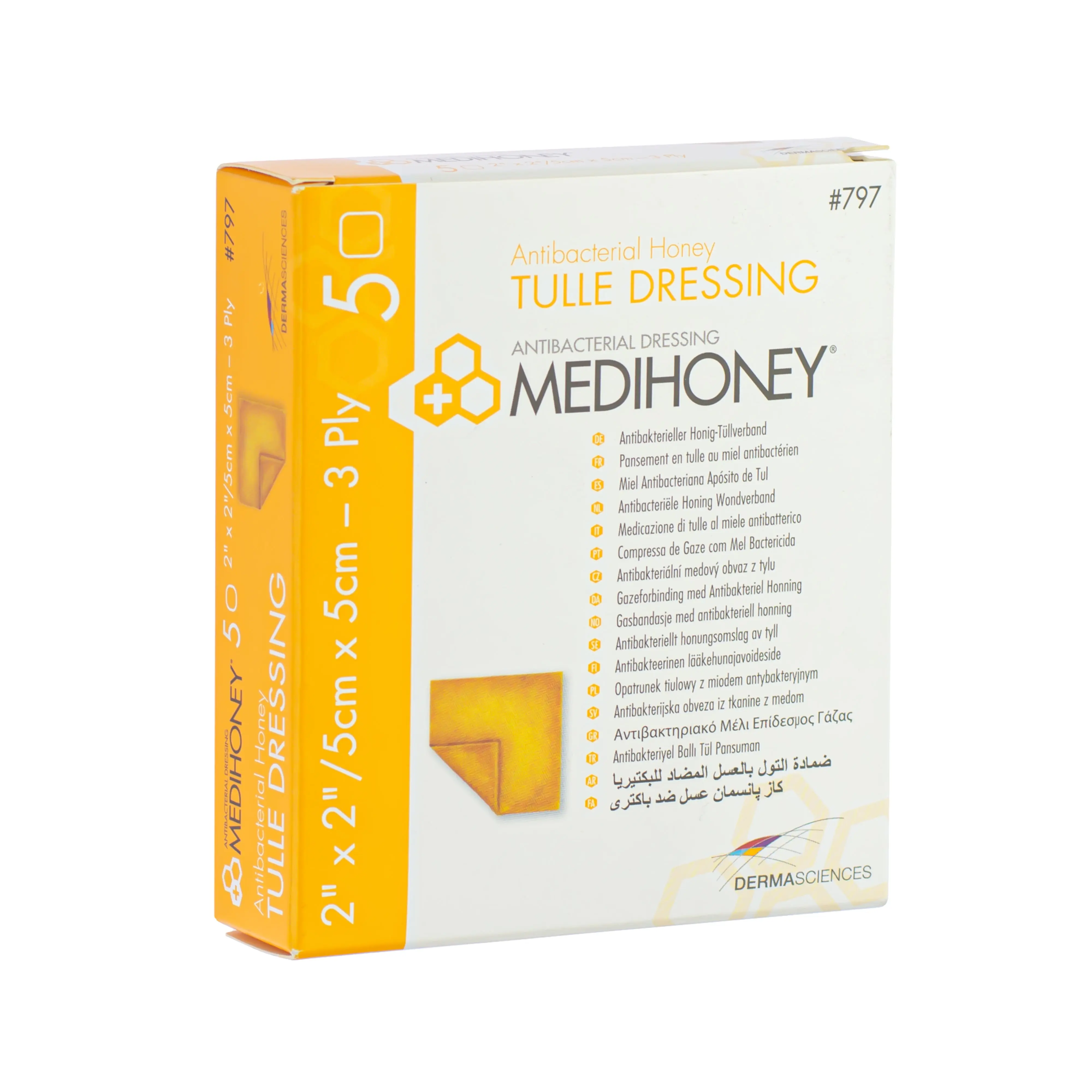 MediHoney Antibacterial Tulle Dressing - Active Leptospermum Manuka Honey (Multiple Sizes) (x1 or 5) - Image 5