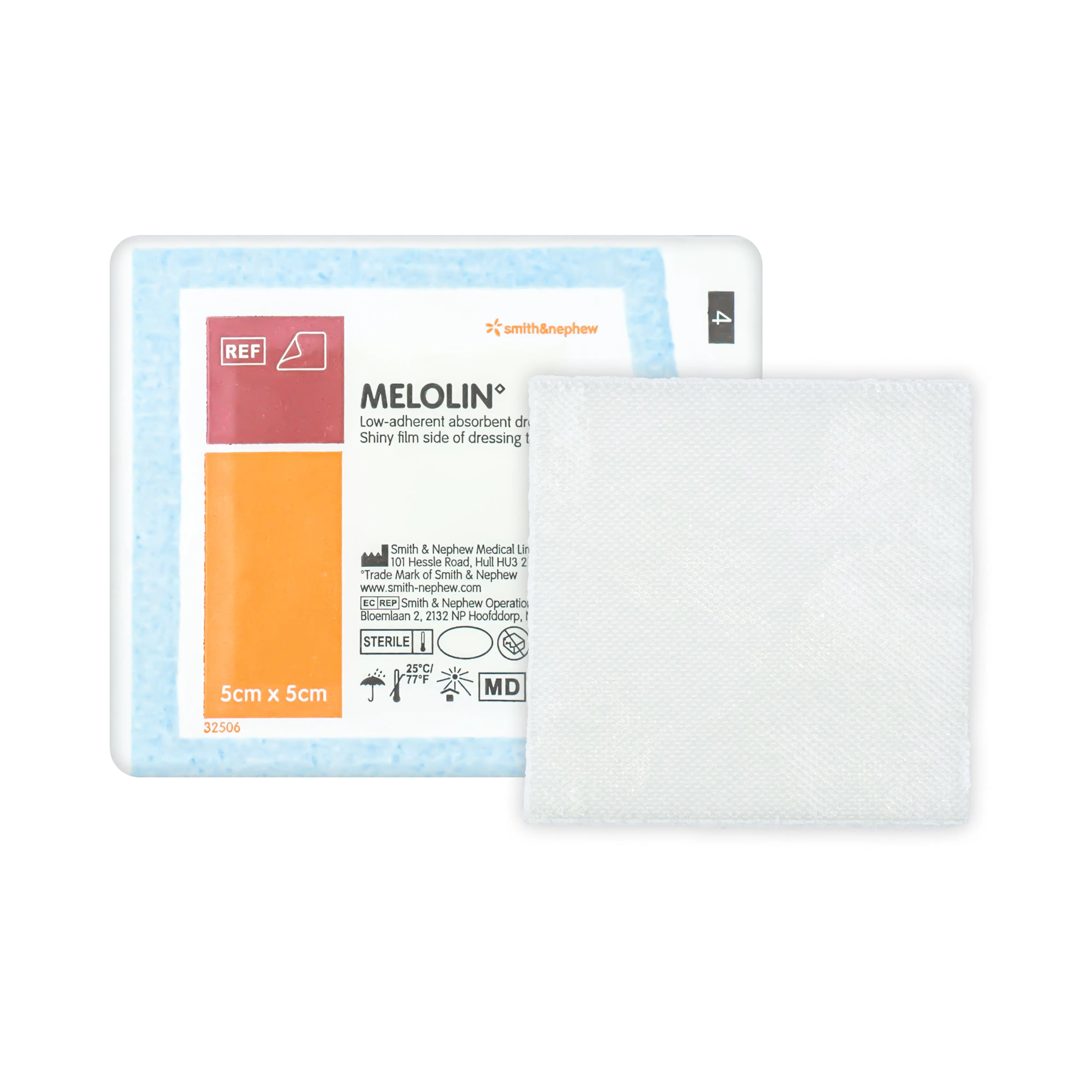 Melolin Low-Adherent Absorbent Dressing (Multiple Sizes) (x1 or 100)