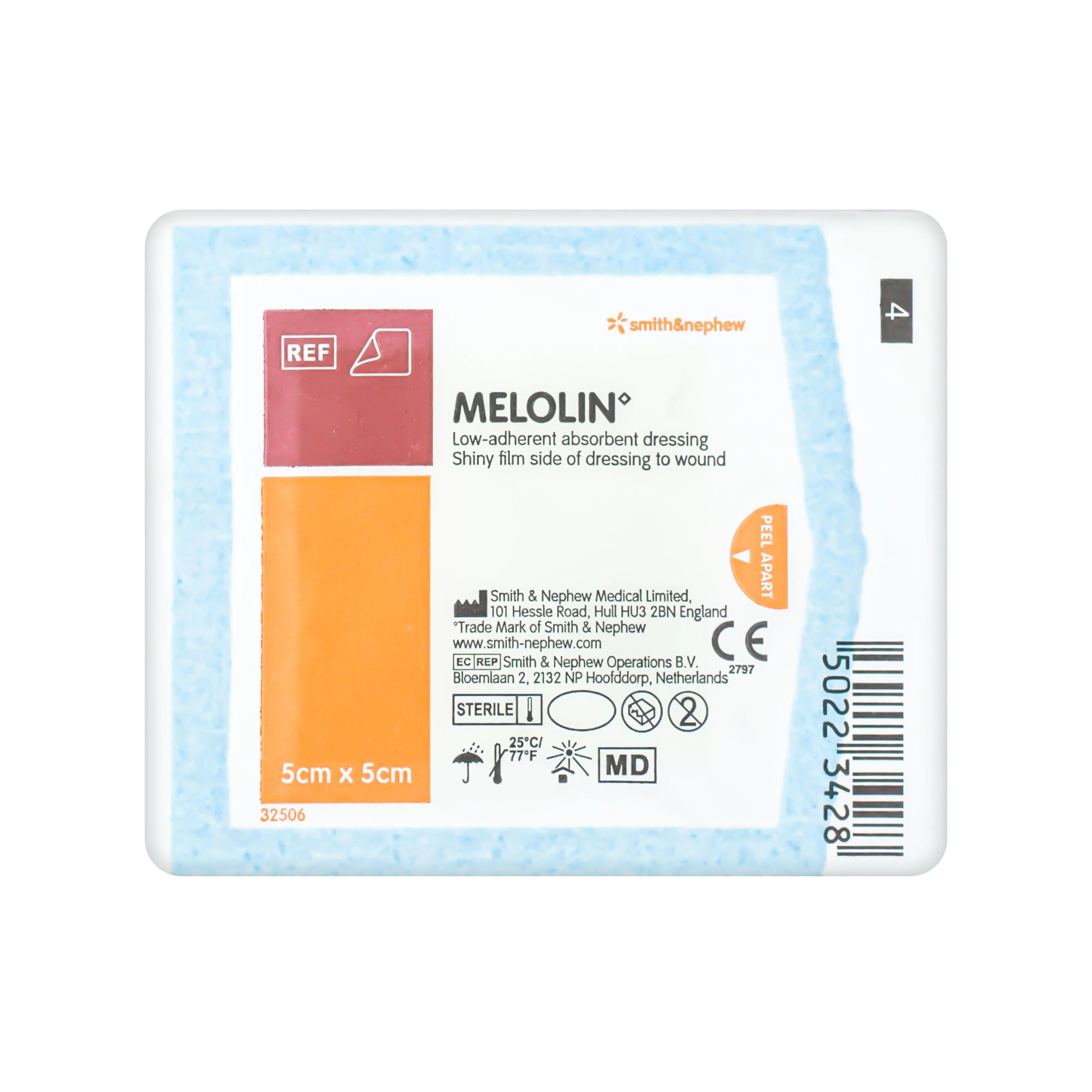 Melolin Low-Adherent Absorbent Dressing (Multiple Sizes) (x1 or 100) - Image 3