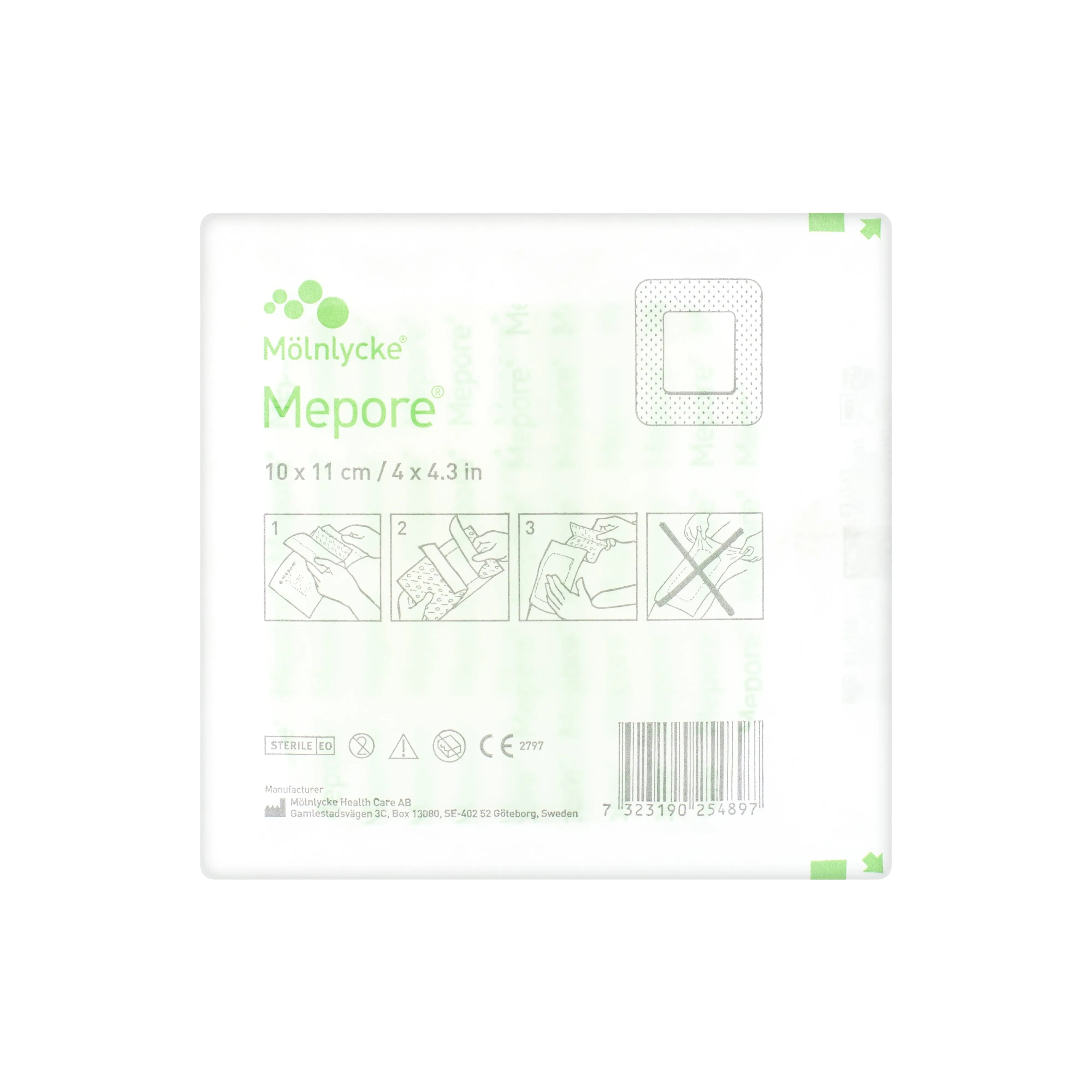 Mepore Adhesive Surgical Dressing - Self -Adherent Absorbent Dressing (Multiple Sizes) (x1 or 30, 40, or 55) - Image 4