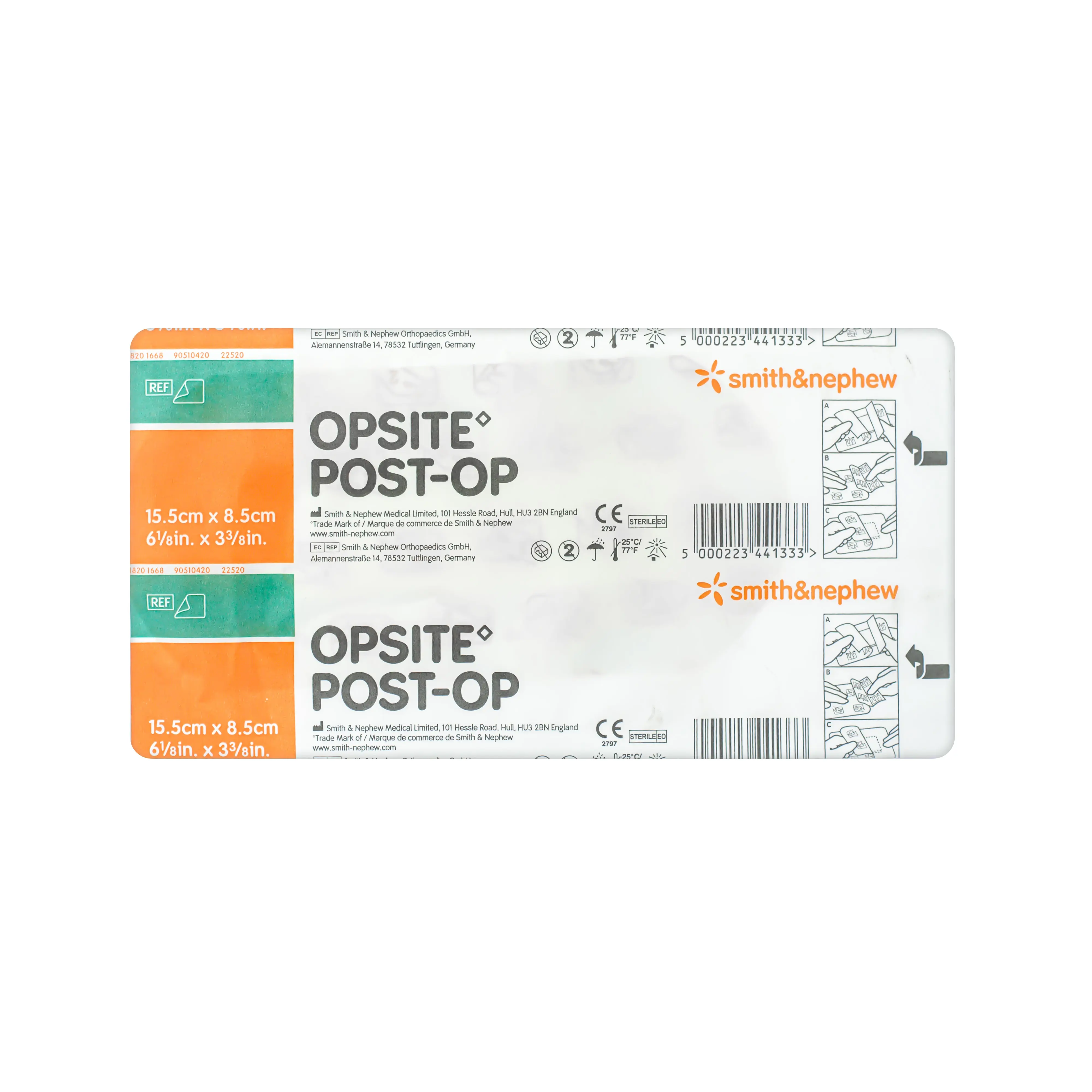 OpSite Post-Op Dressing - Absorbent & Bacteria Proof Film Dressing (8.5cm x 15.5cm) (x1 or 20) - Image 4