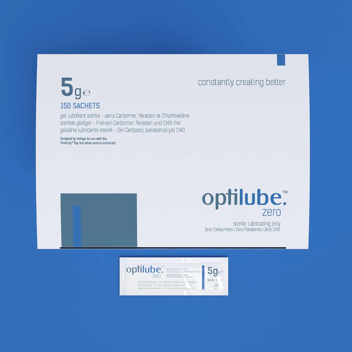 OptiLube Zero - Carbomer & Paraben Free Sterile Lubricating Jelly (5g) (x150) - Image 4
