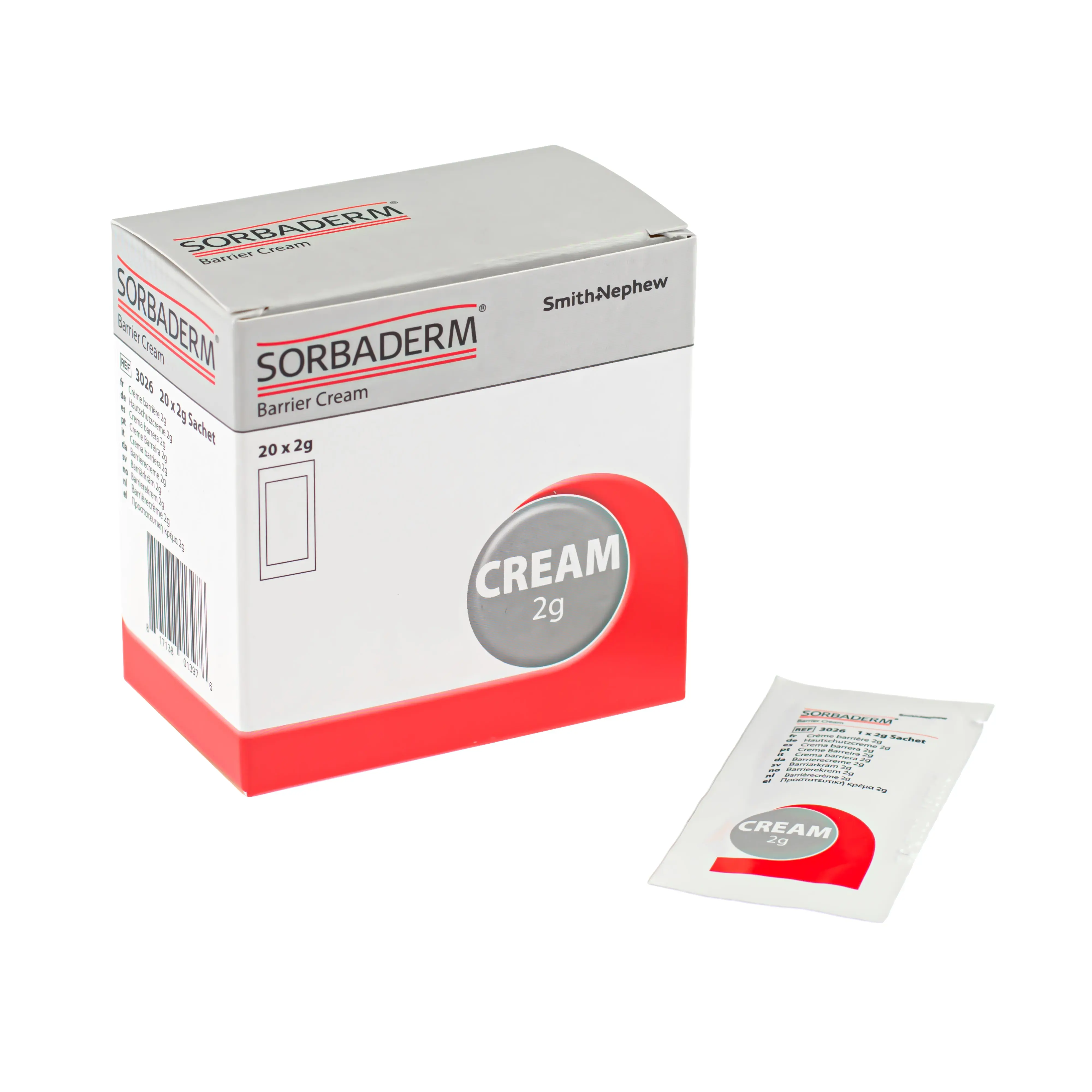 Sorbaderm No-Sting Barrier Cream Sachets (2g) (x20)