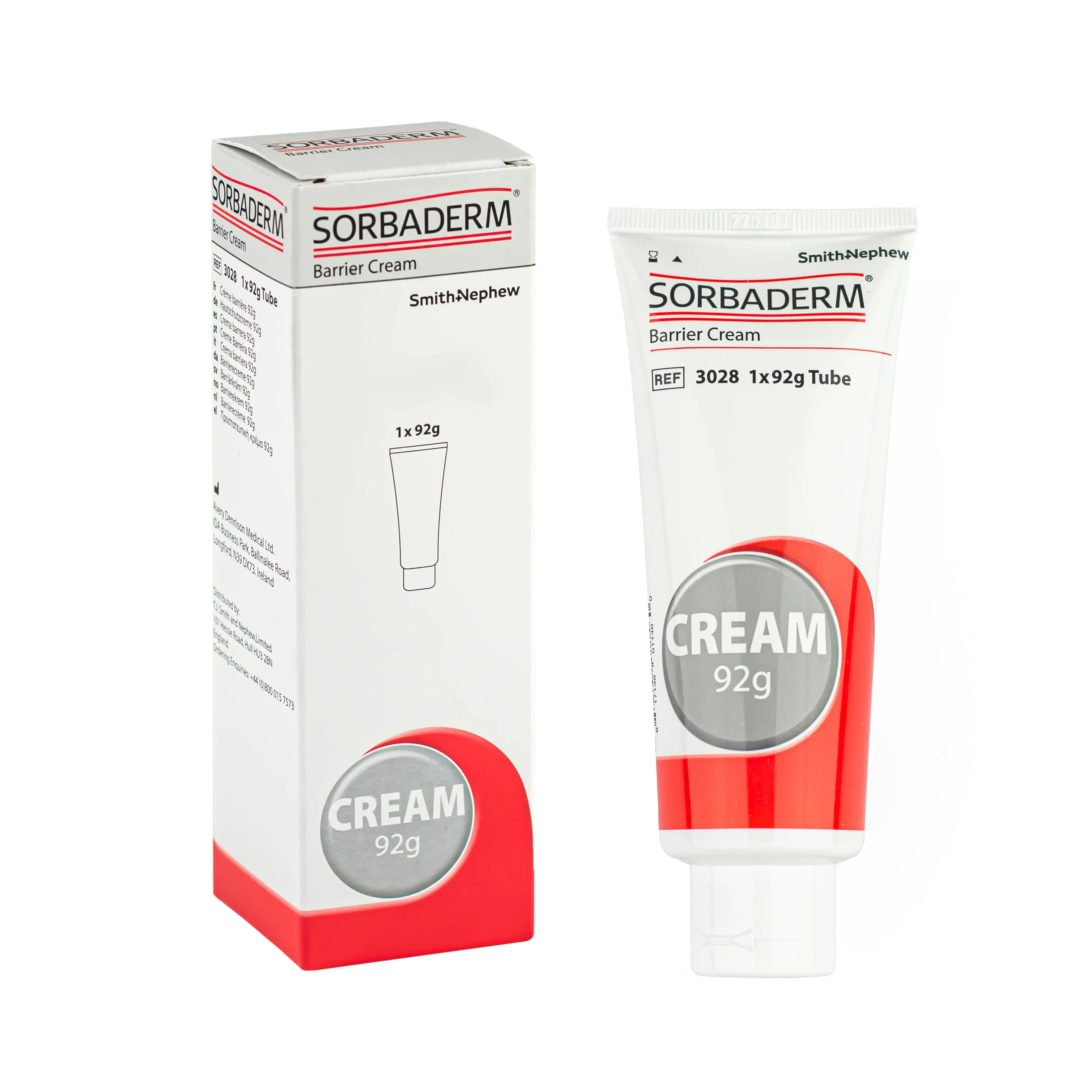 Sorbaderm No-Sting Barrier Cream Tube (92g) (x1)