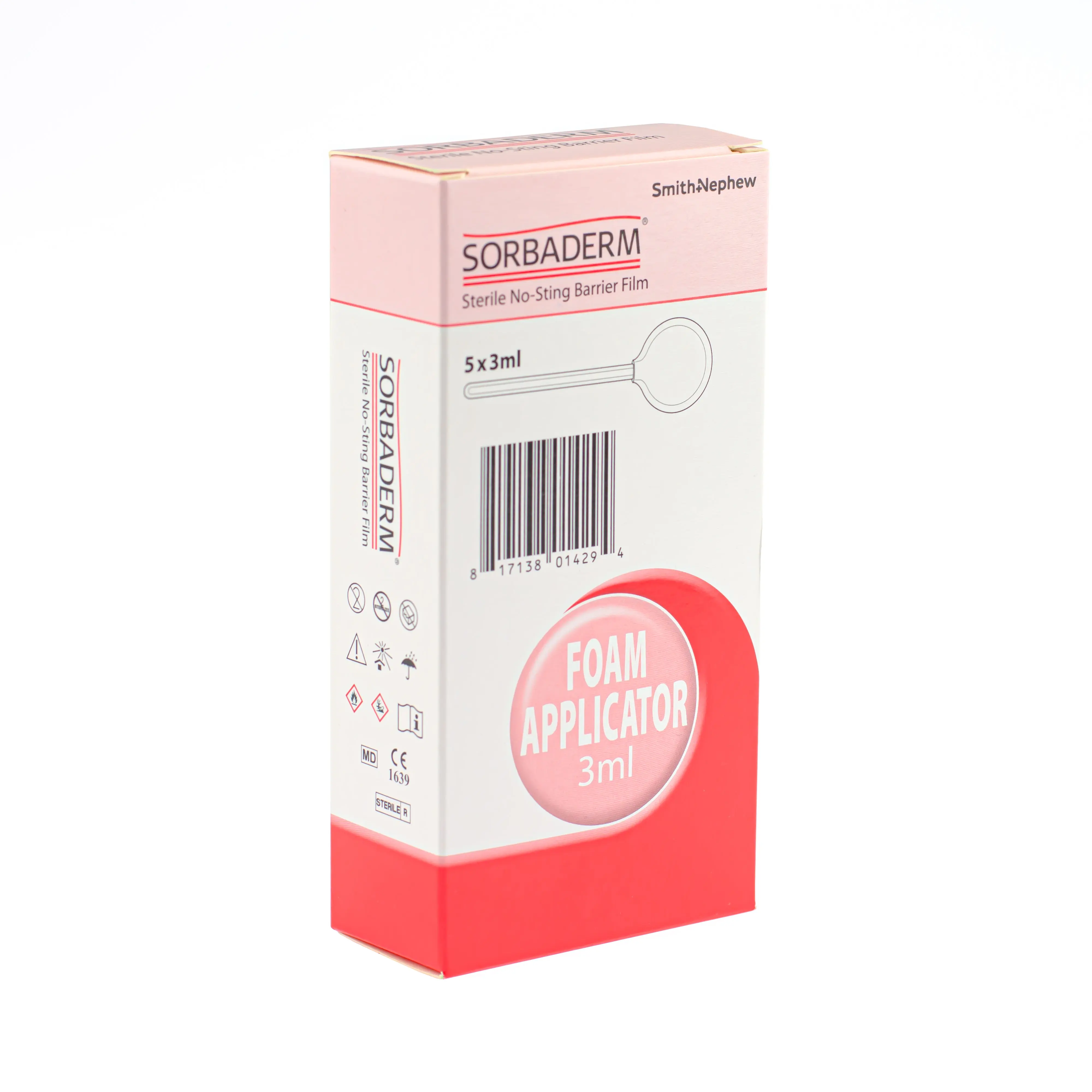 Sorbaderm No-Sting Barrier Film Foam Applicator (3ml) (x5)