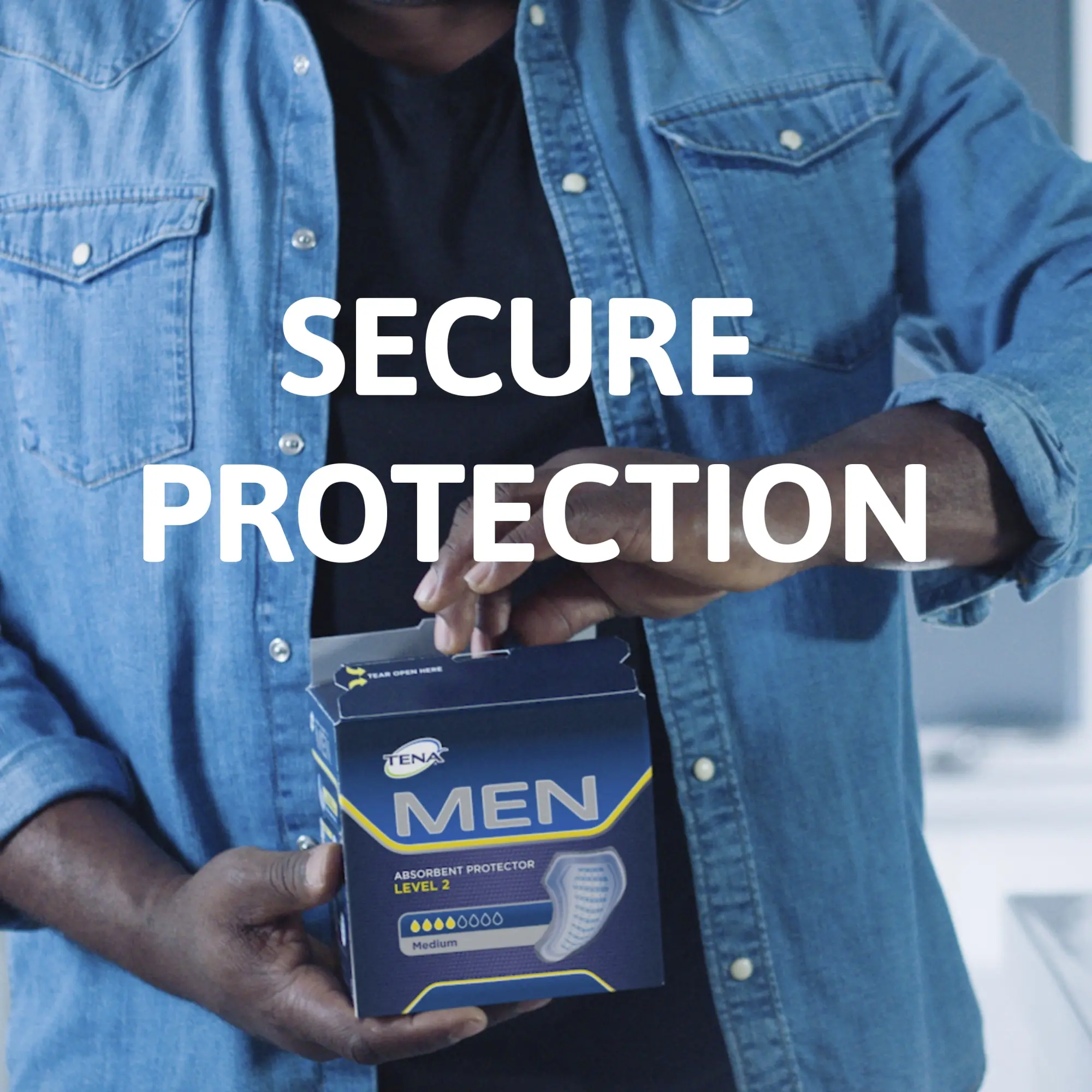 Tena Men Absorbent Incontinence Protector Pads (Level 1) (x12) - Image 3