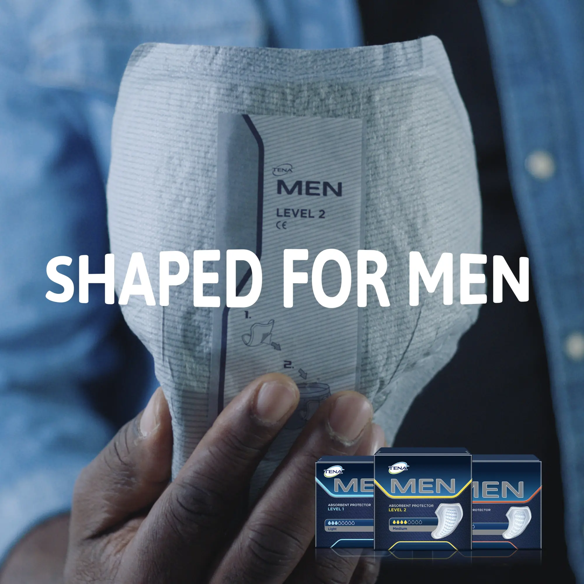 Tena Men Absorbent Incontinence Protector Pads (Level 1) (x12) - Image 5