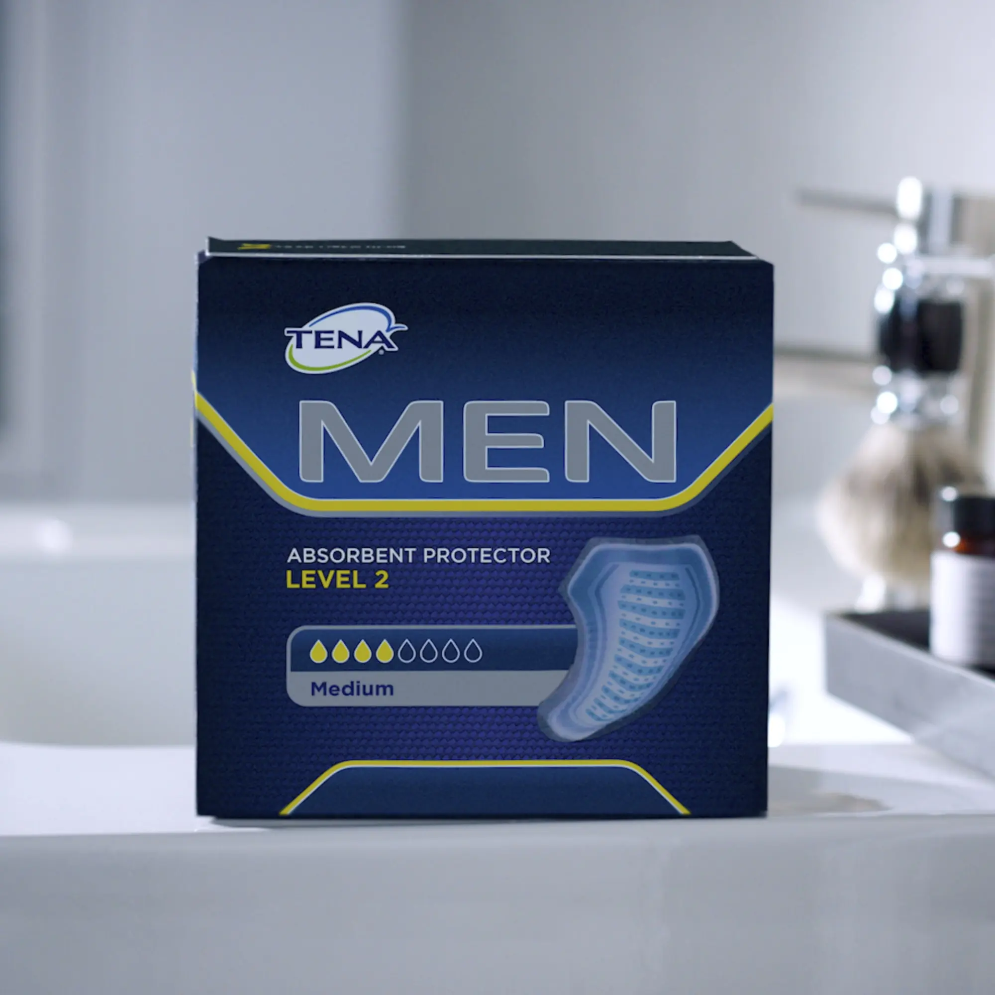 Tena Men Absorbent Incontinence Protector Pads (Level 1) (x12) - Image 6