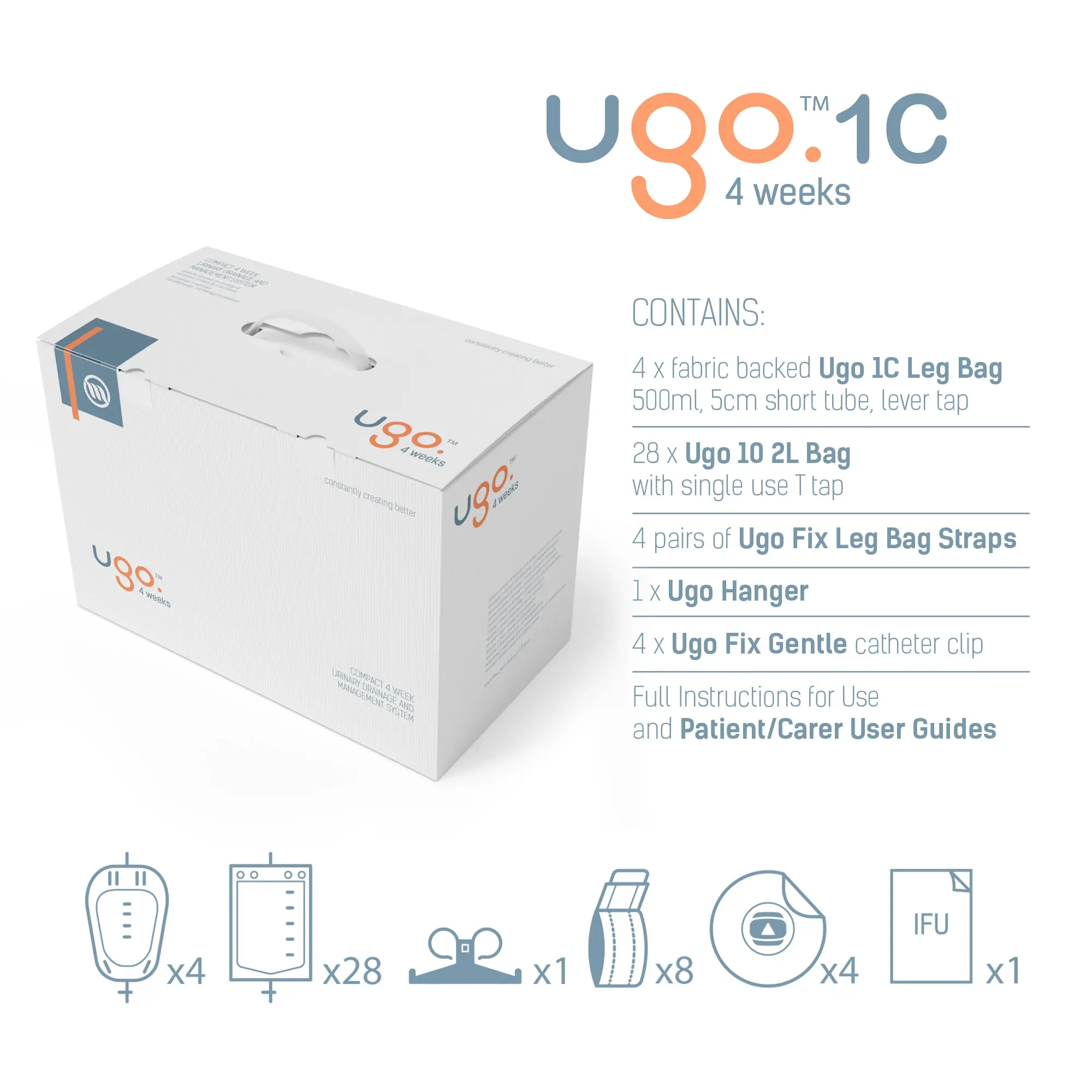 Ugo 4 Weeks - 1 Month of Urology Supplies (x41 Items) - Image 3