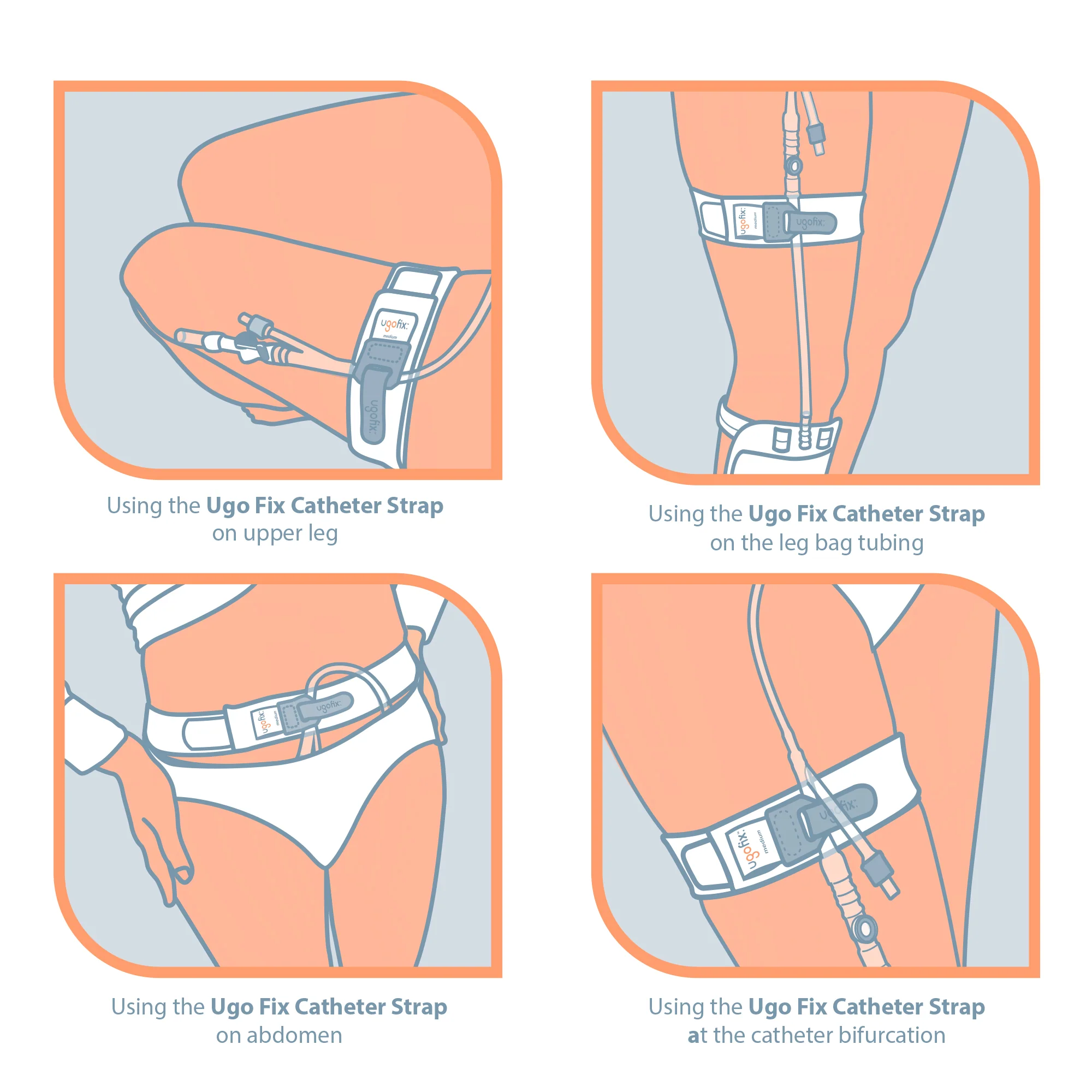 Ugo Fix Catheter Strap – Catheter Securement Strap (x5) - Image 7