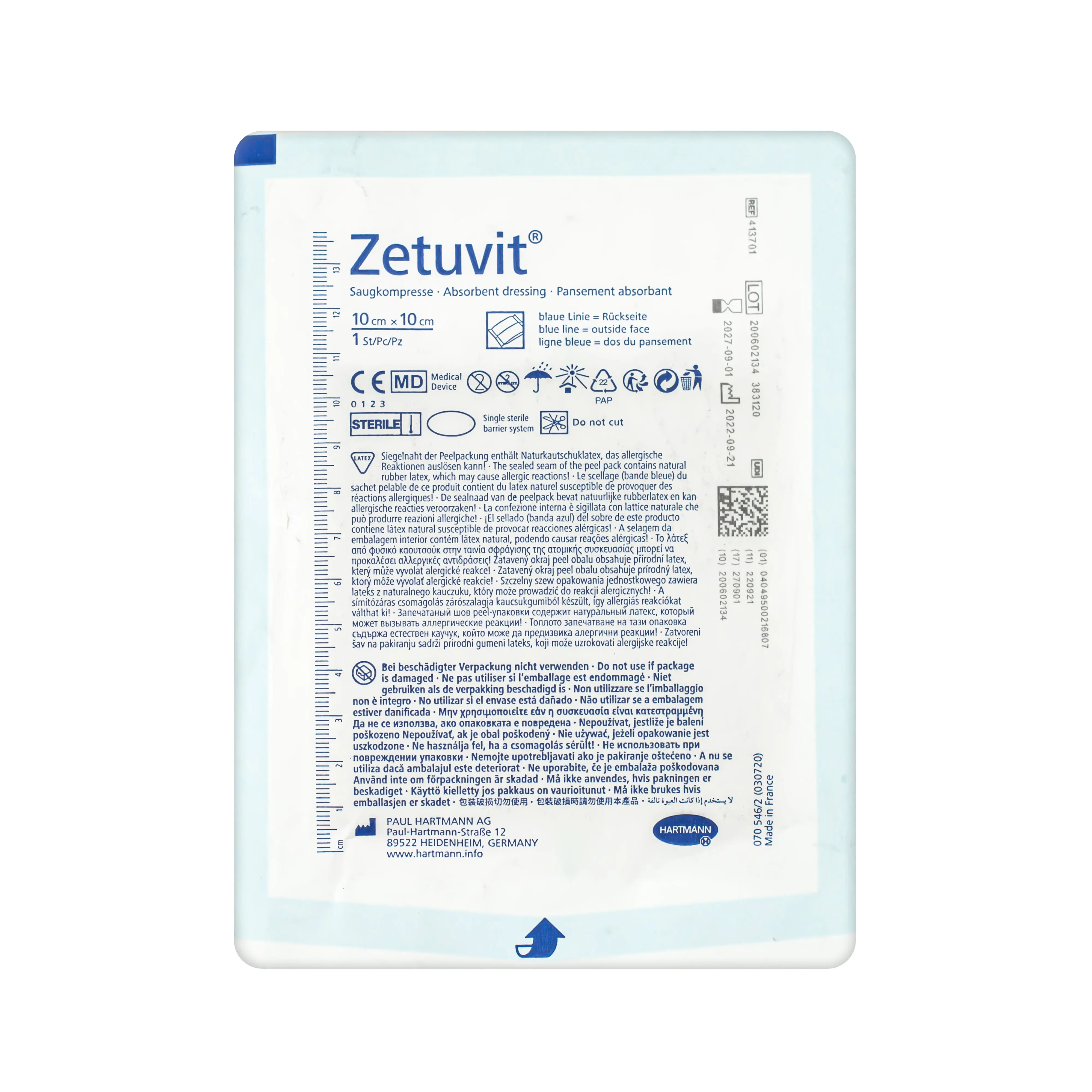 Zetuvit E Non-Sterile - Non-Adhesive Dressing Pad (Multiple Sizes) (x1, 30 or 50) - Image 4
